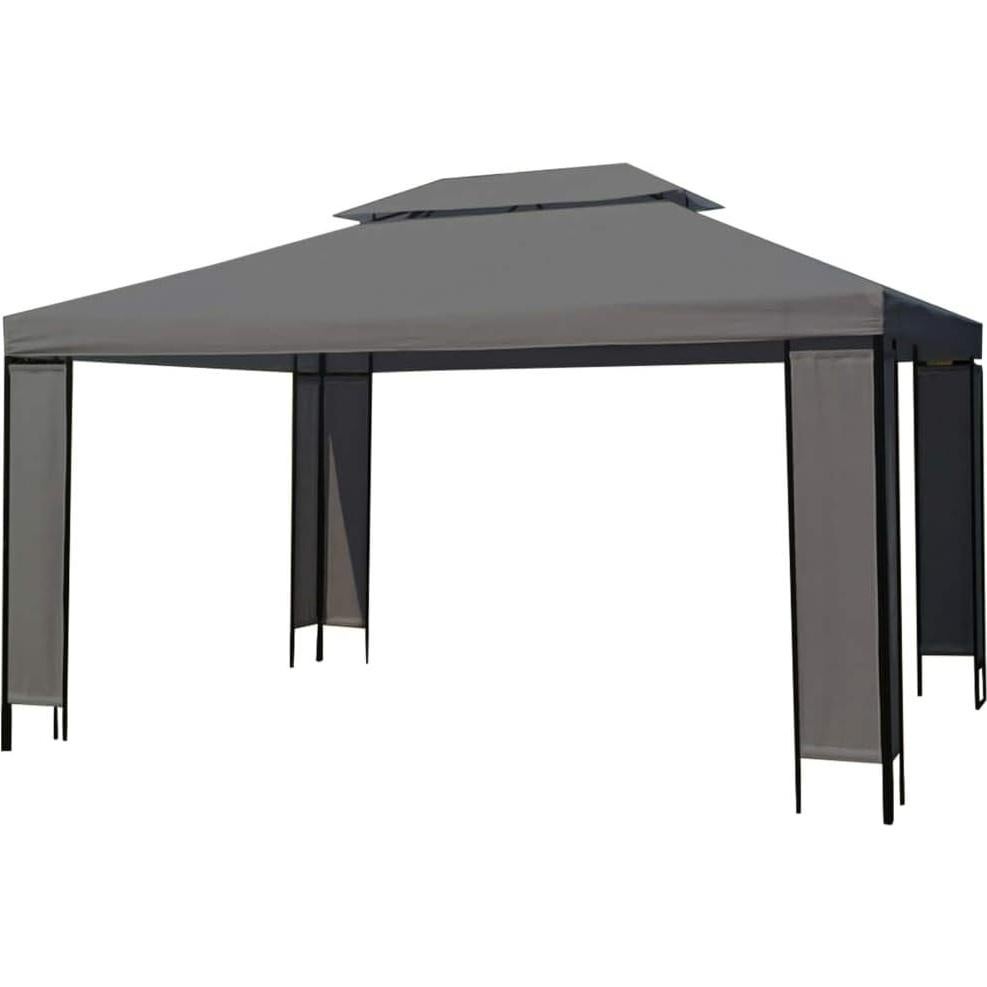 Gazebo MOBCANT Carpa de Canopy 400x300 cm Antracita