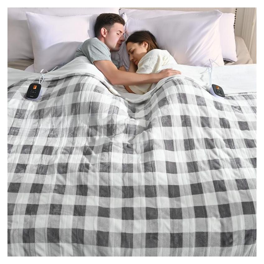 Manta Eléctrica Bearhug Queen 84x90 Terciopelo 10 Niveles