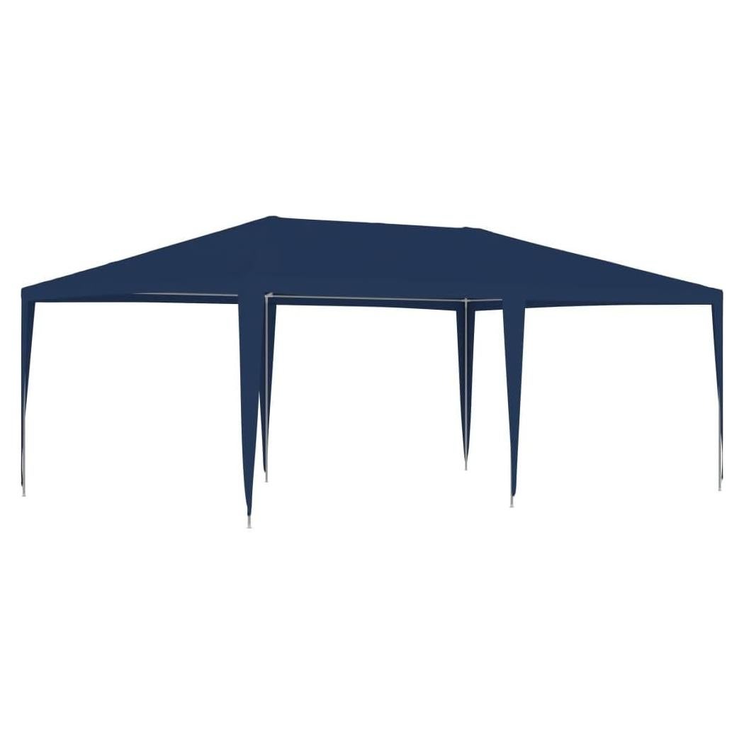 Carpa Plegable MNISDFL 6x4m Azul Resistente al Agua y UV