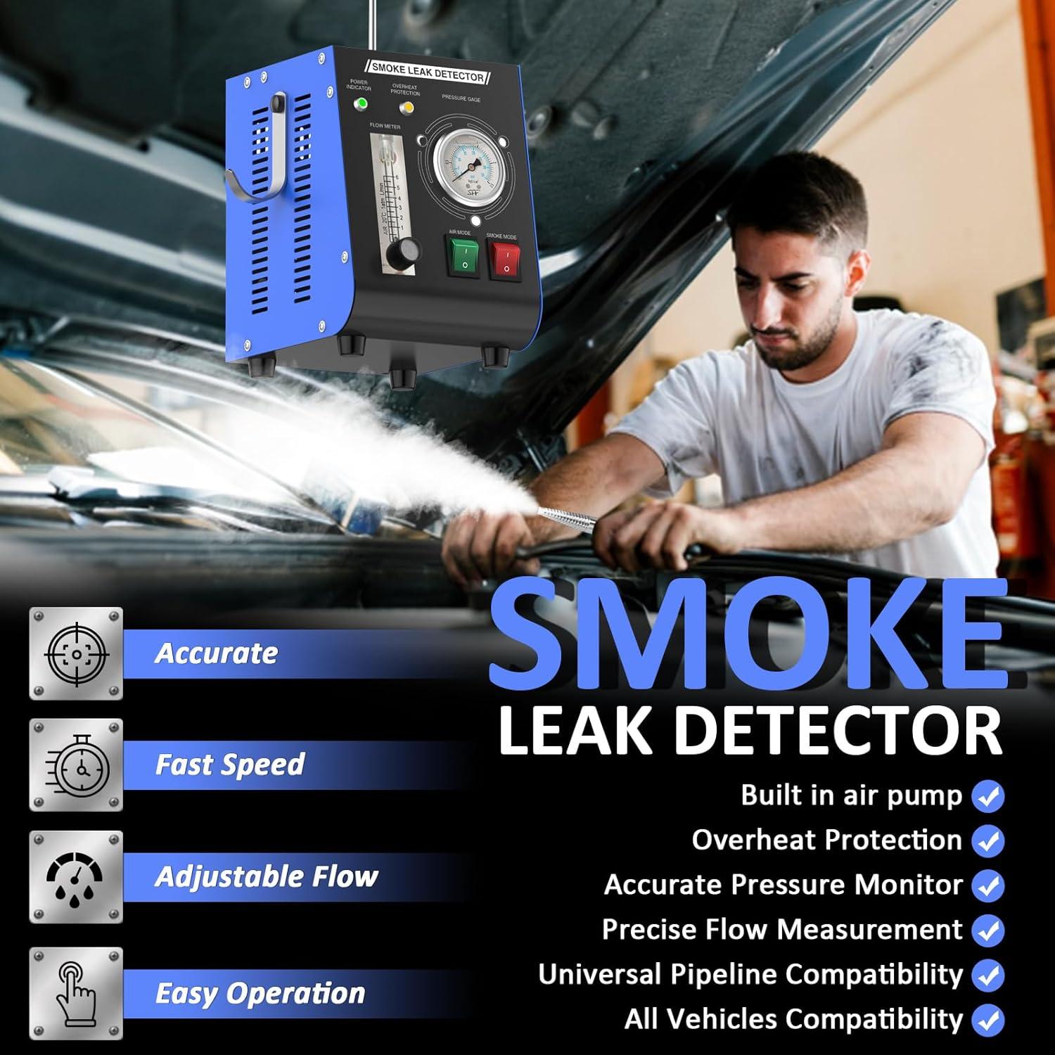 Detector de Fugas de Humo Wodli con Bomba de Aire 12V