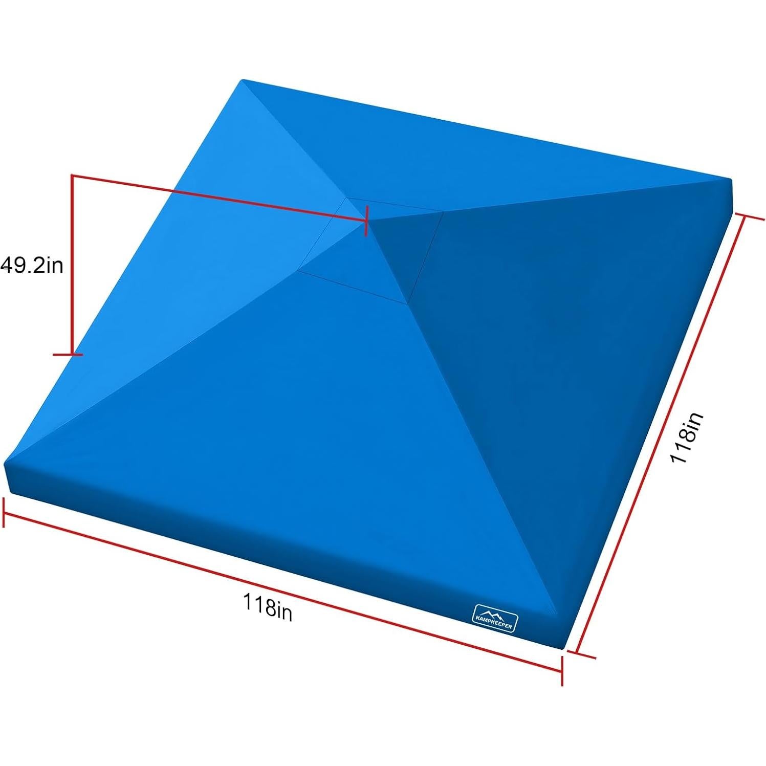 Cubierta de Reemplazo KAMPKEEPER 10x10 para Toldos - Poliester 500D