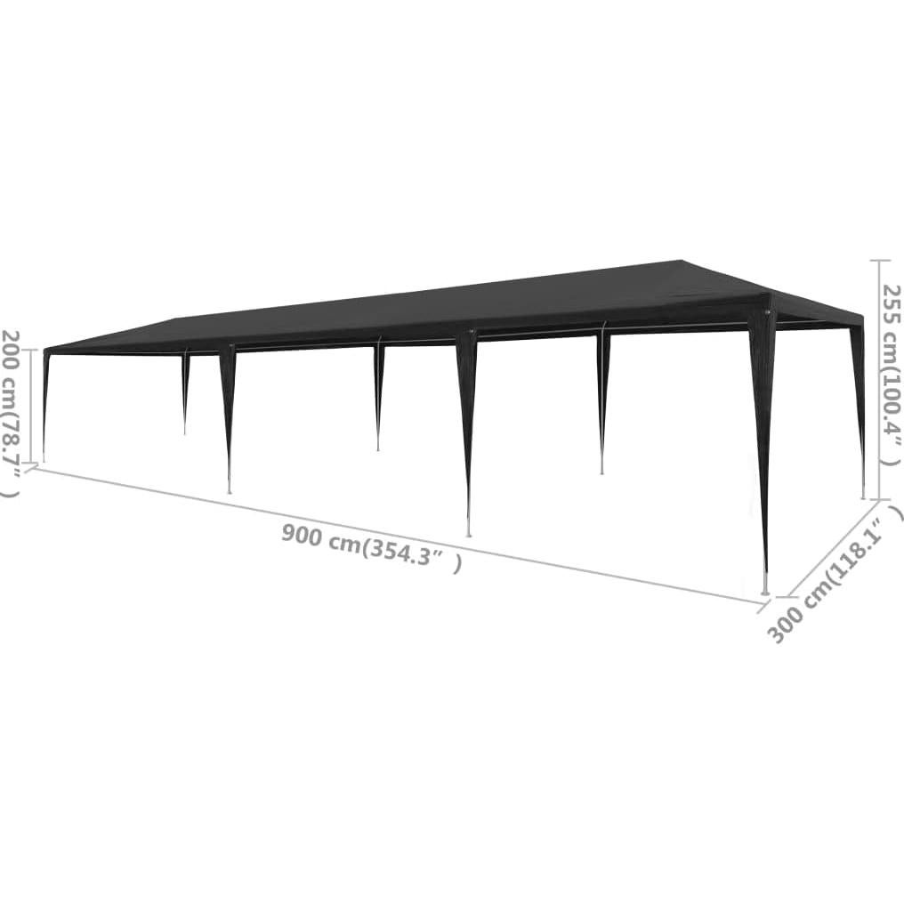 Carpa para Fiestas HXUHUWS 2.99x8.99m Resistente al Agua