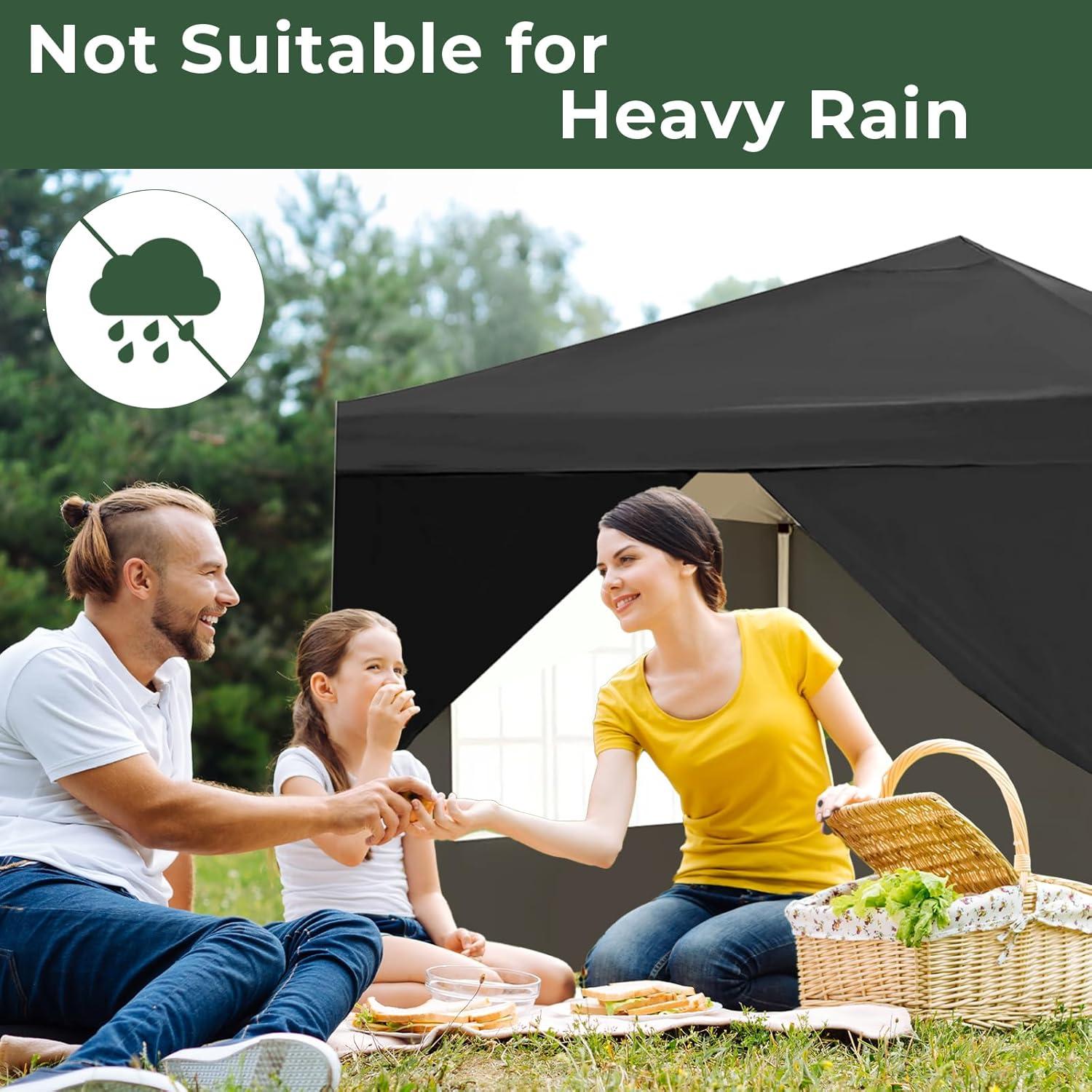 Carpa de Fiesta Plegable LCyindu 3.05m x 3.05m Impermeable