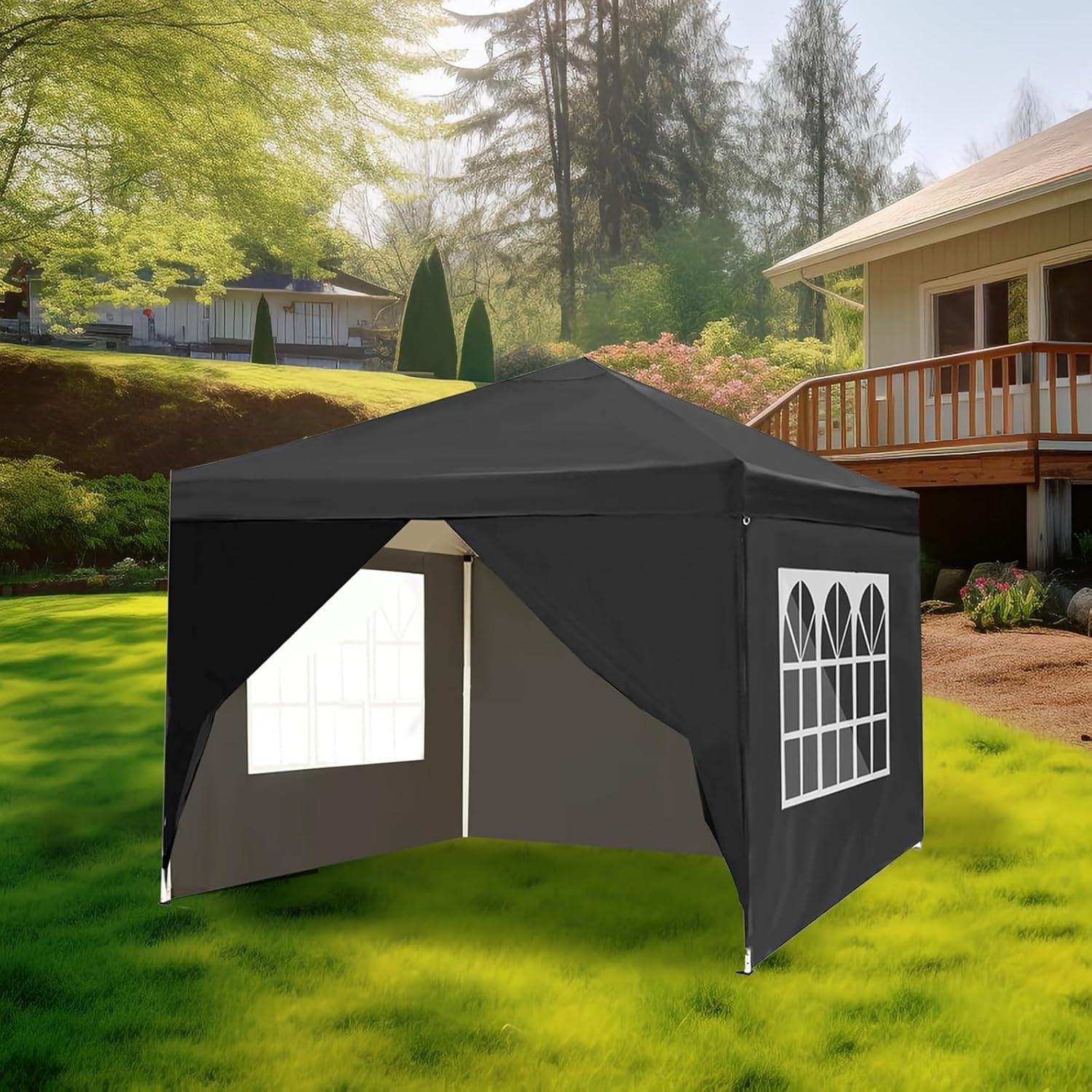 Carpa de Fiesta Plegable LCyindu 3.05m x 3.05m Impermeable