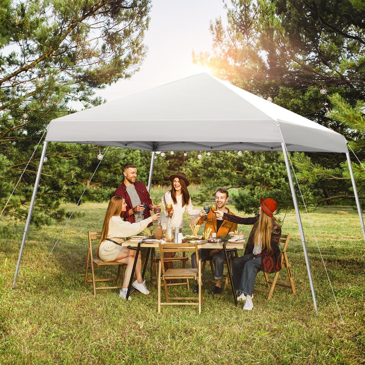 Carpa de Canopy Portátil SAILARY 3.05x3.05m Blanca Impermeable