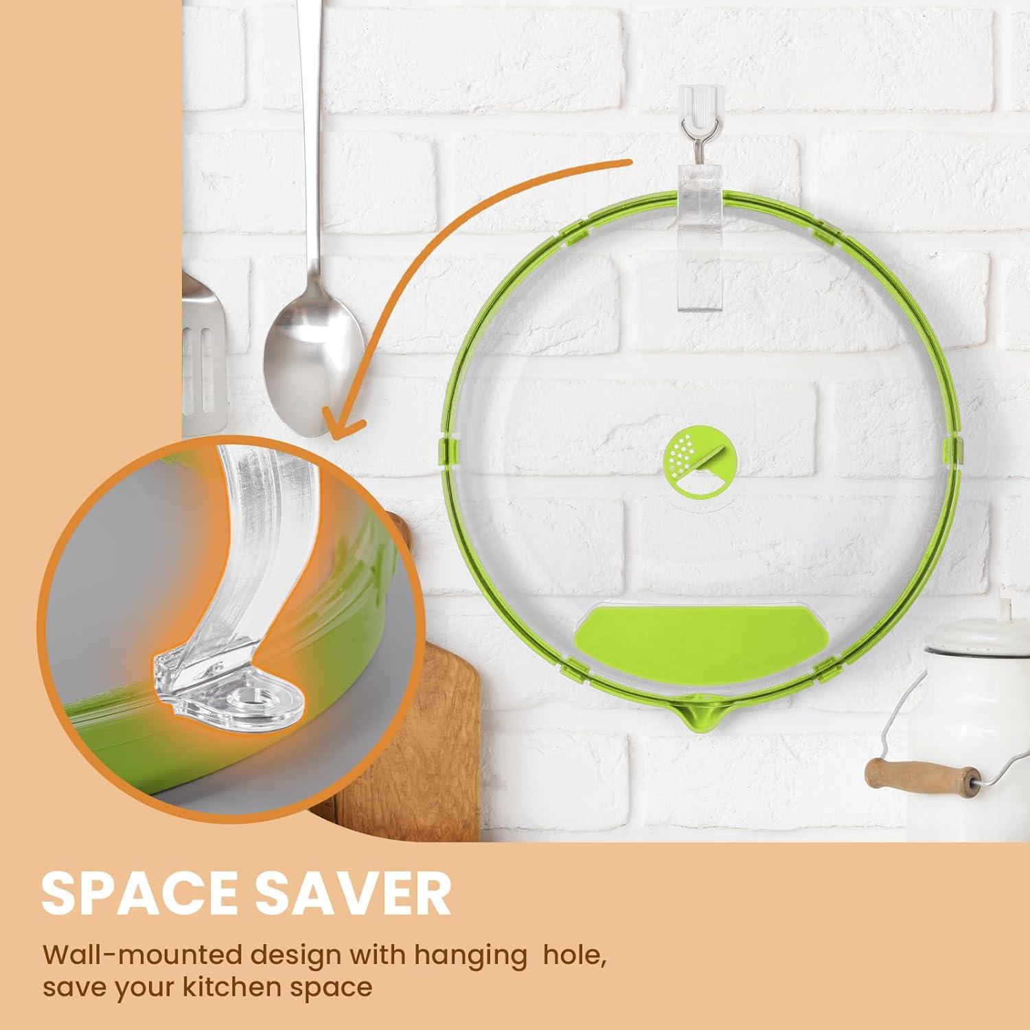 Cubierta de Microondas Gracenal 25.4 cm Verde con Mango