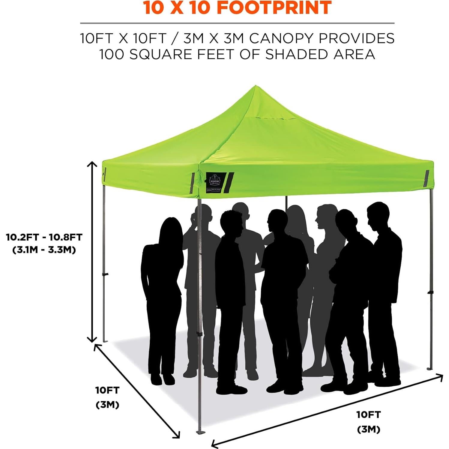 Carpa Plegable Ergodyne Shax 6000 3m x 3m Resistente Lima