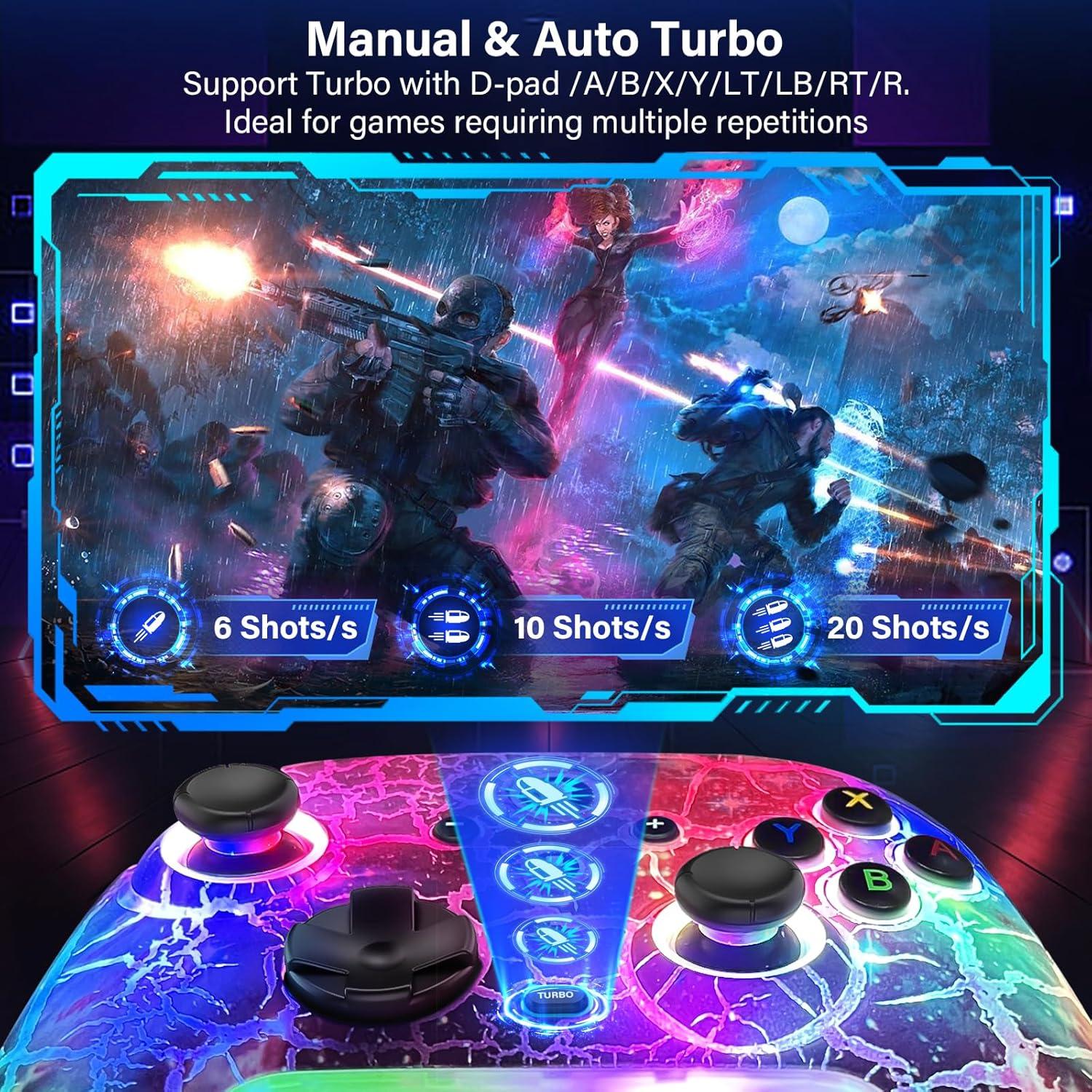 Controlador Pro Inalámbrico KINGLINE para Nintendo Switch