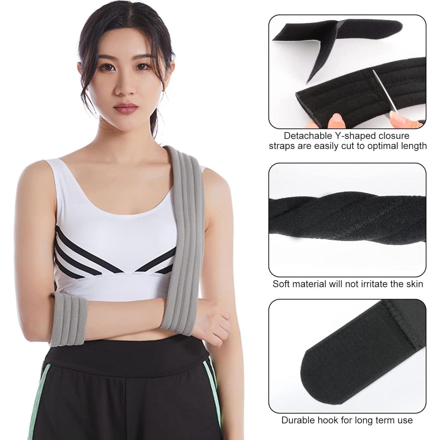 Inmovilizador de Hombro Wisexplorer Ajustable 180 cm Gris