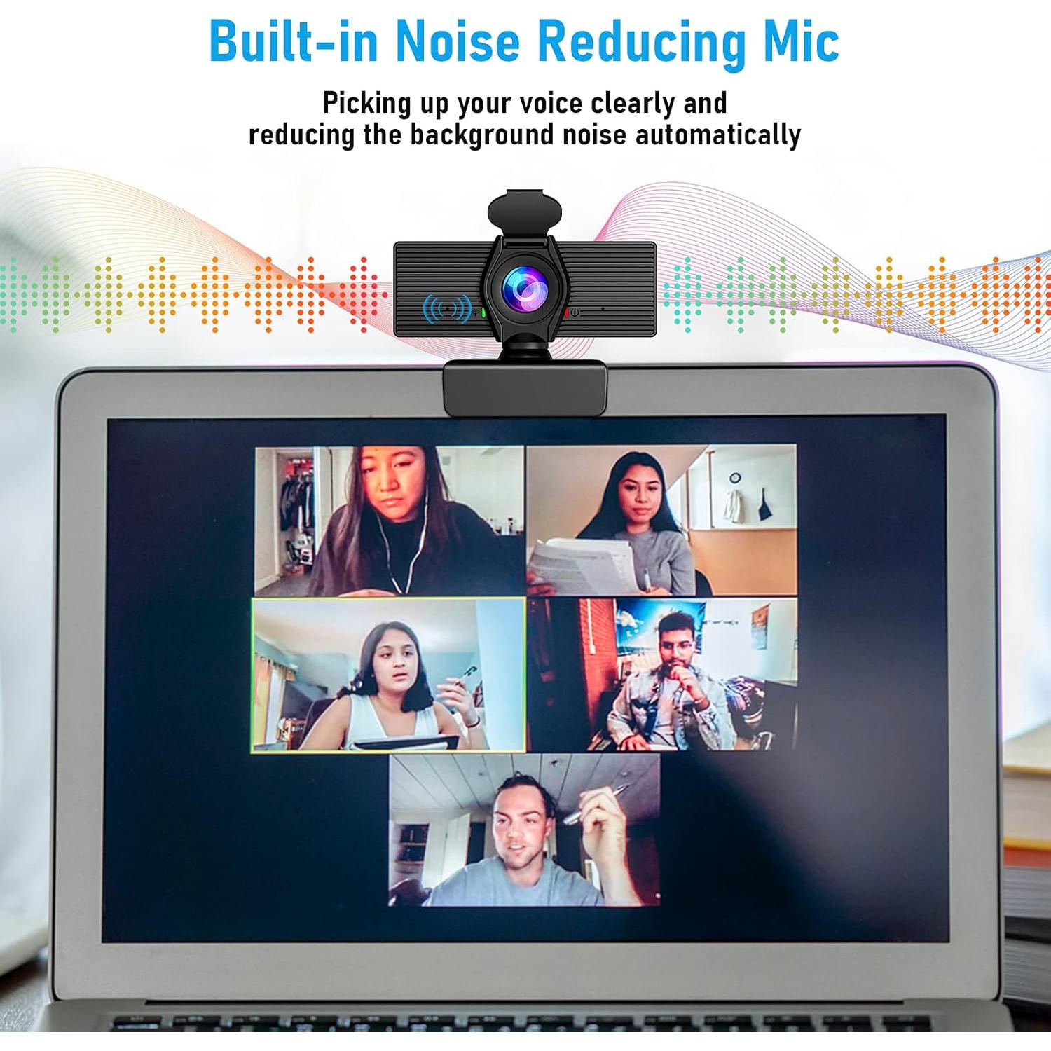 Cámara Web HD 1080P LITEPRO C60 con Micrófono y Tapa