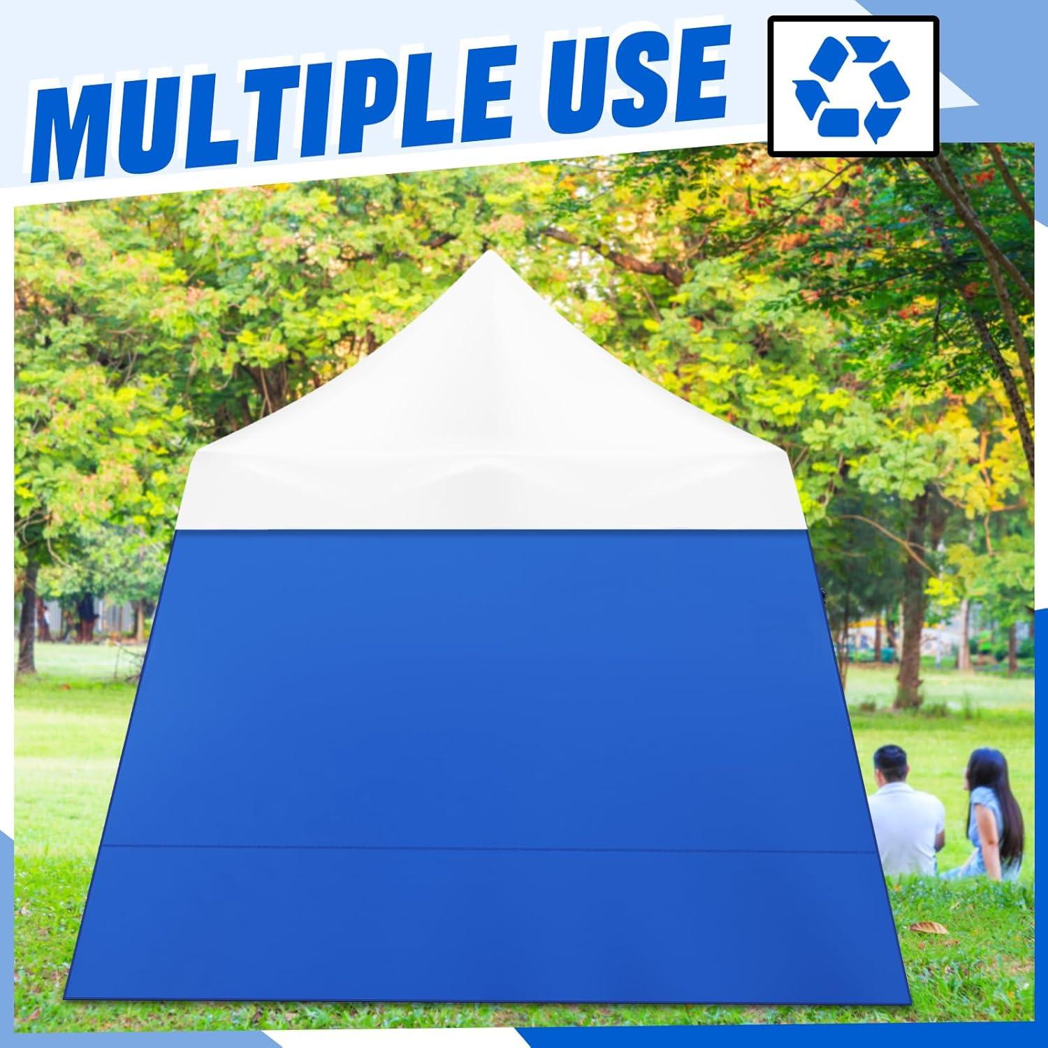 Pared Lateral Impermeable SmoothNovelty 3 Pcs 3.05x3.05m Azul