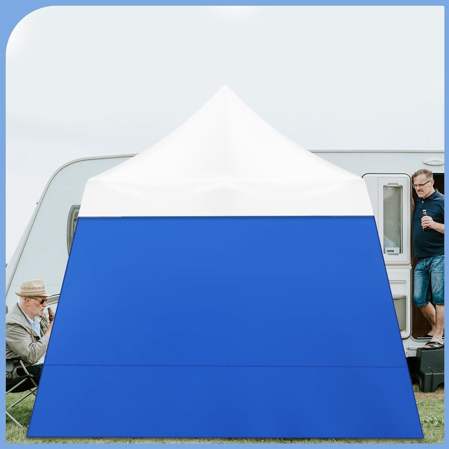 Pared Lateral Impermeable SmoothNovelty 3 Pcs 3.05x3.05m Azul