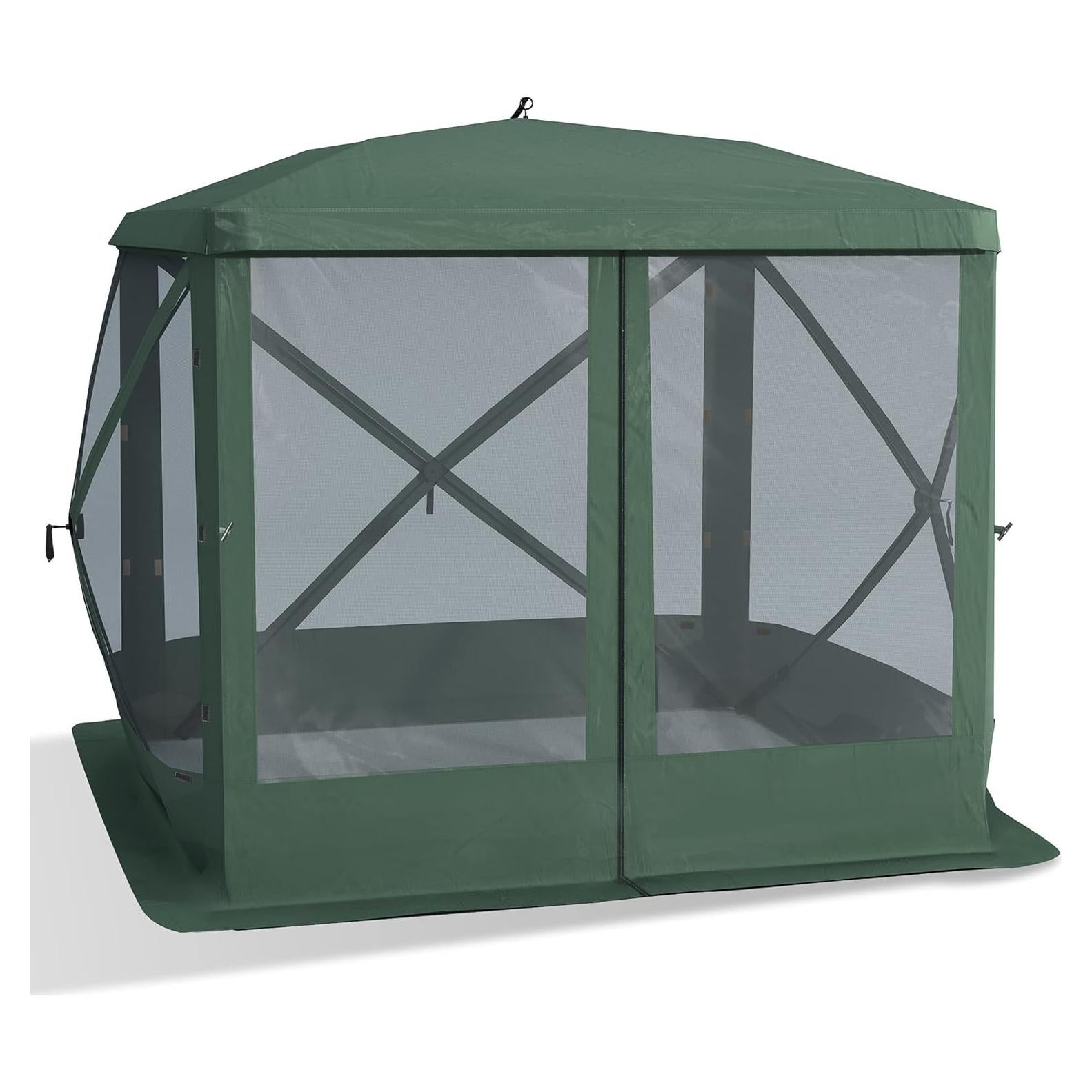 Carpa Plegable para Camping QiMaieeUSA 2.16x2.16m Verde