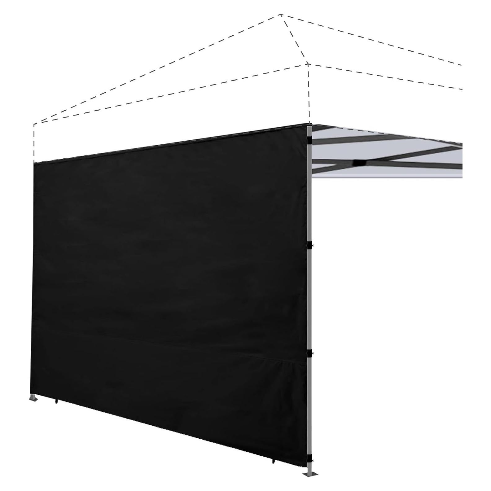 Pared Lateral Carpa Joramoy 10x10 Negra Impermeable UV