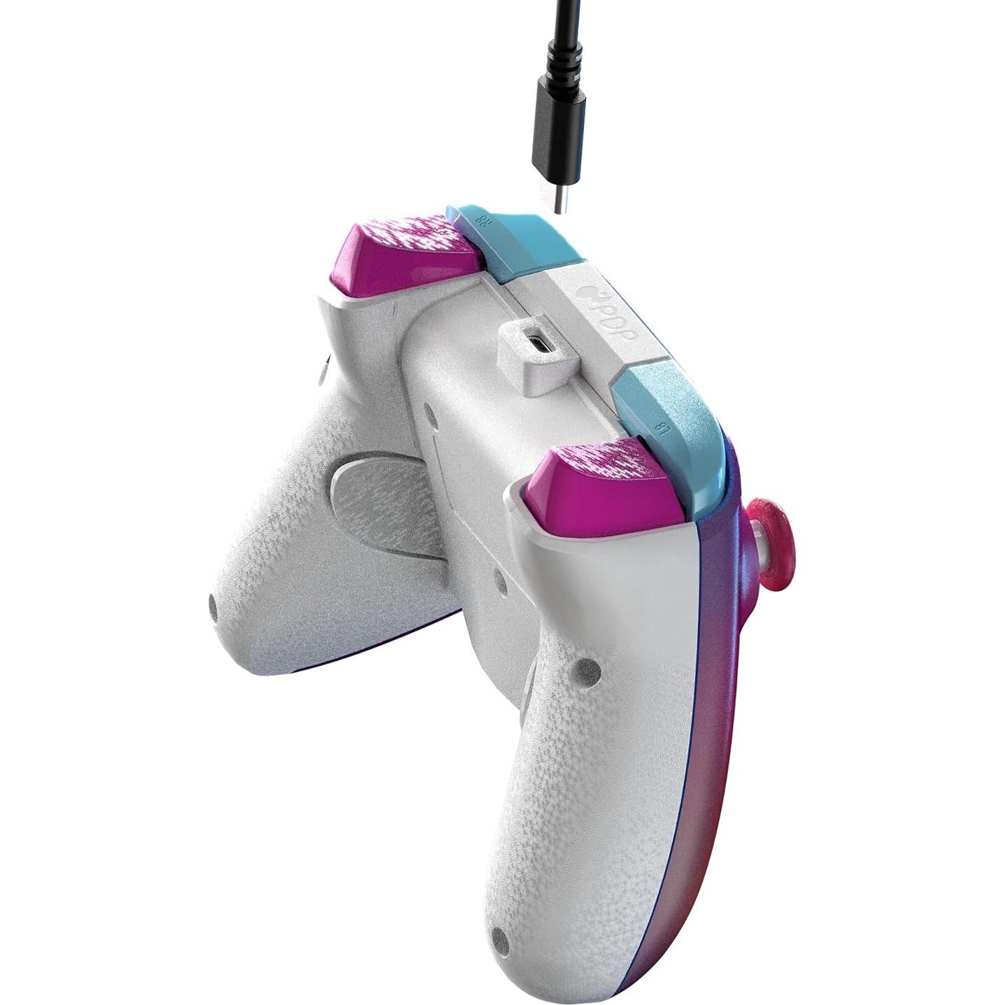 Controlador PDP REMATCH Cableado para Xbox y PC - Ópalo