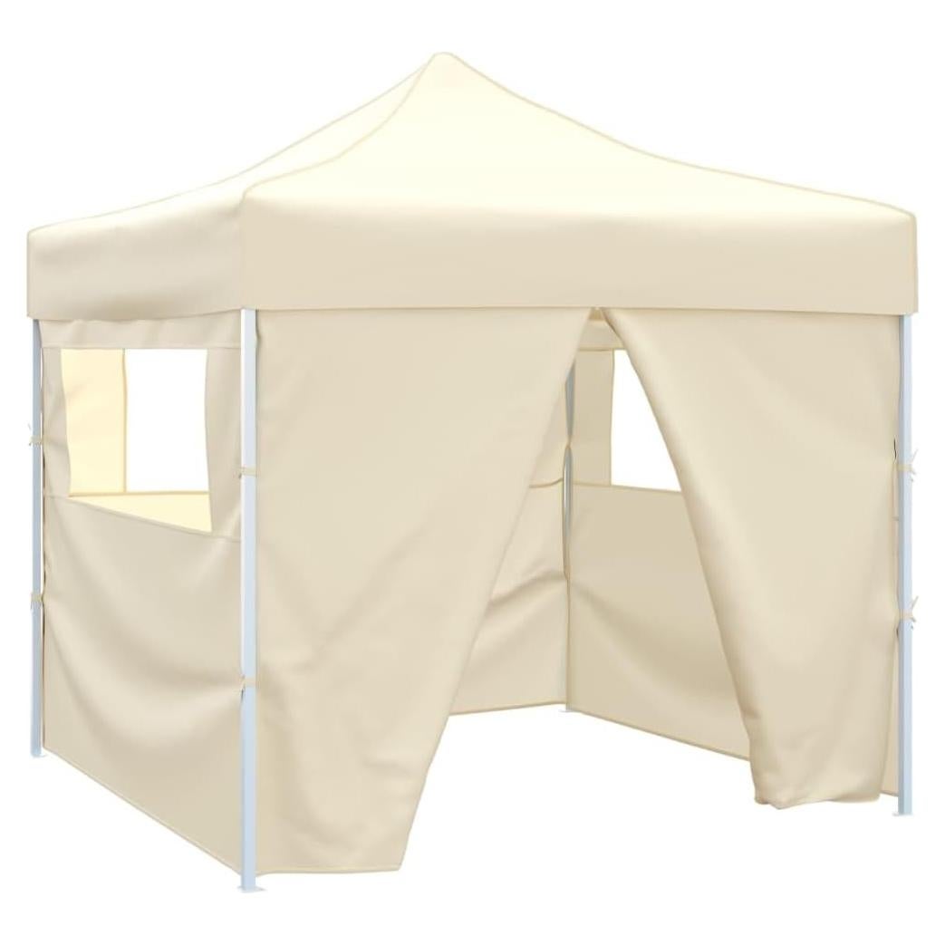 Carpa Plegable QINXIXINAIXI 3x3m Color Crema con 4 Paredes