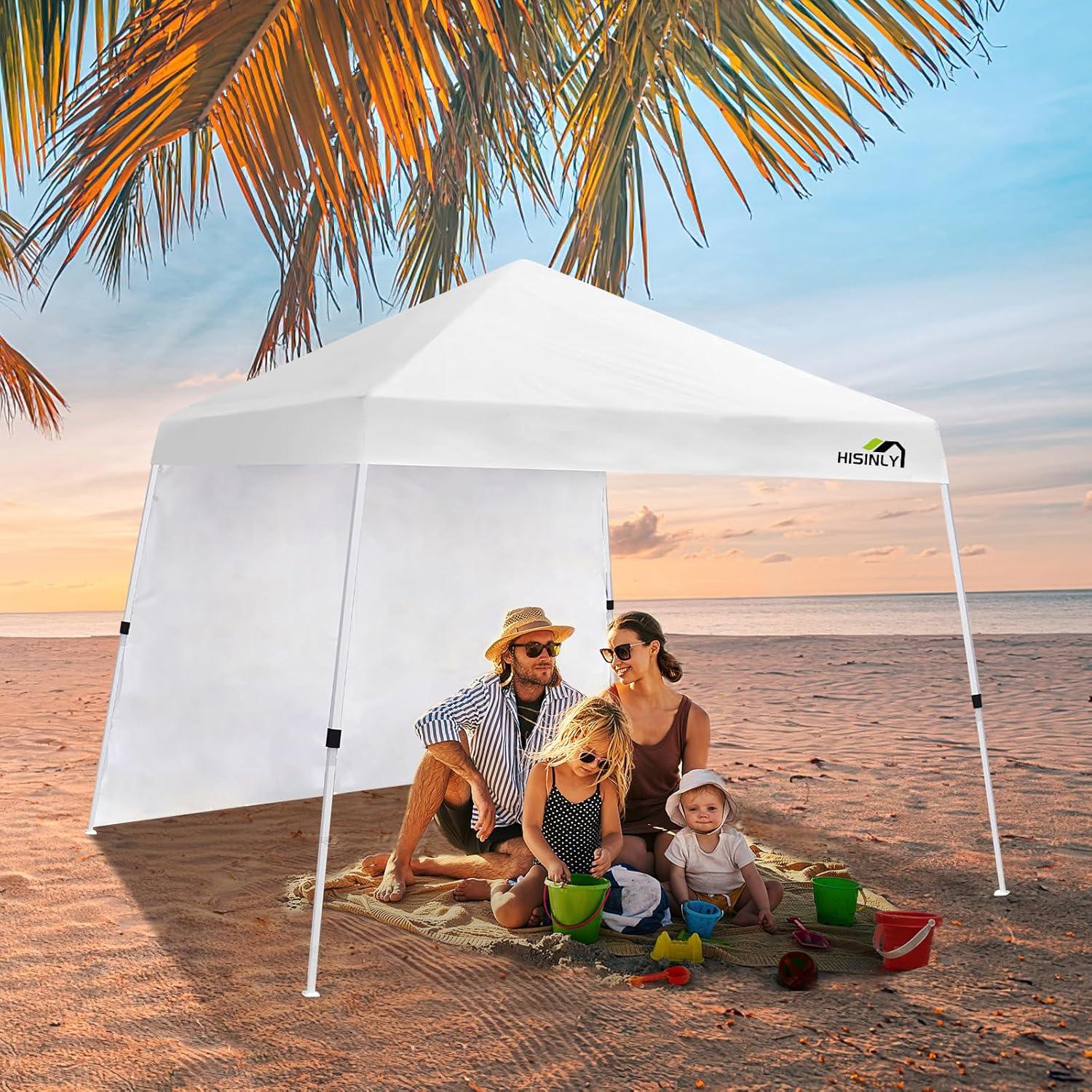 Carpa Plegable Hisinly 3.05x3.05m con Paredes Laterales UV