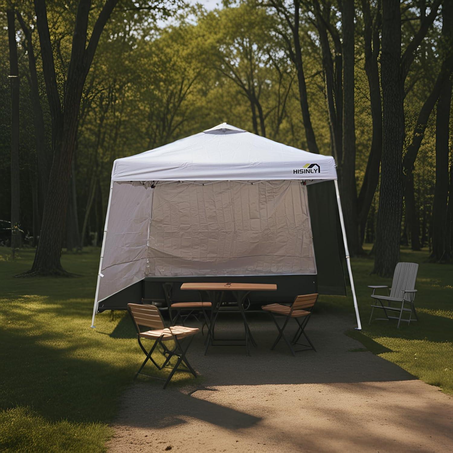 Carpa Plegable Hisinly 3.05x3.05m con Paredes Laterales UV