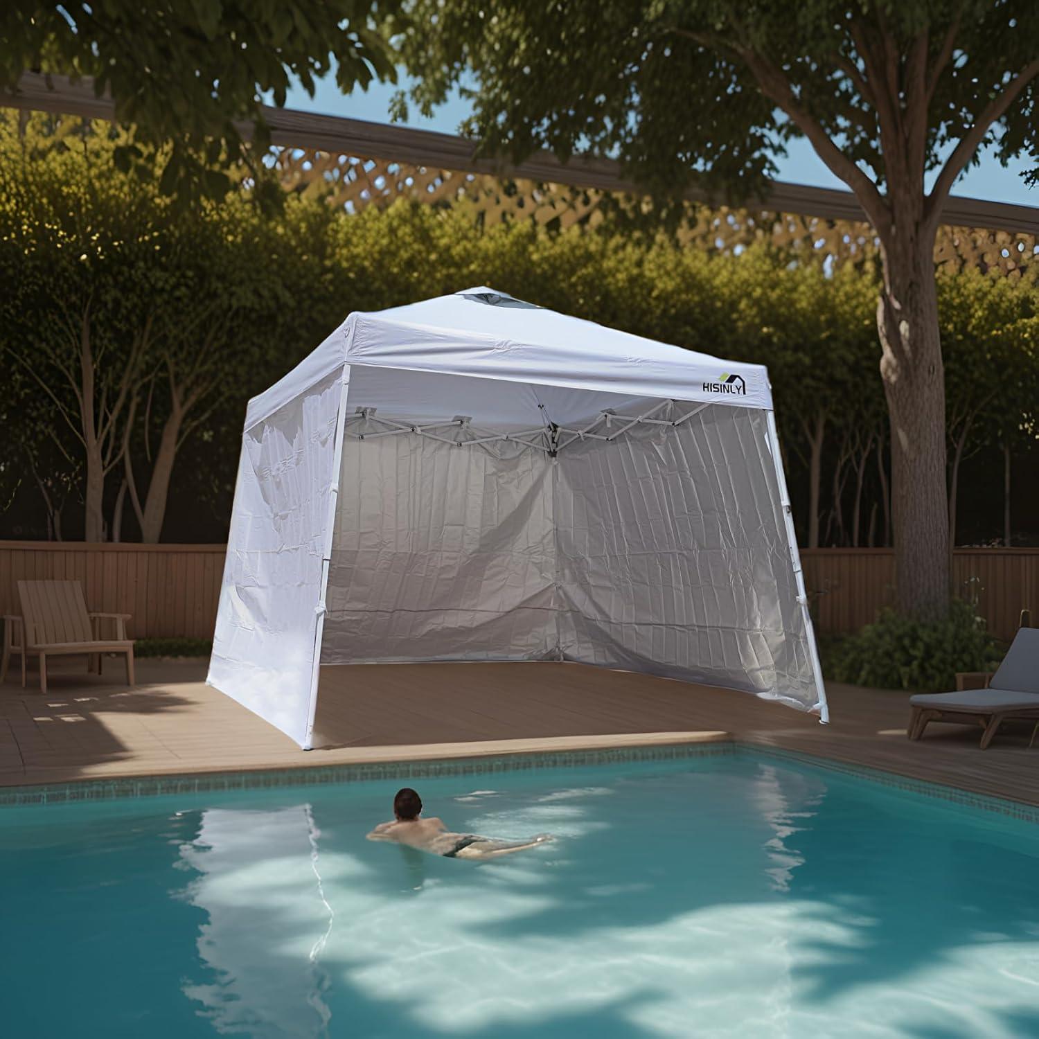 Carpa Plegable Hisinly 3.05x3.05m con Paredes Laterales UV