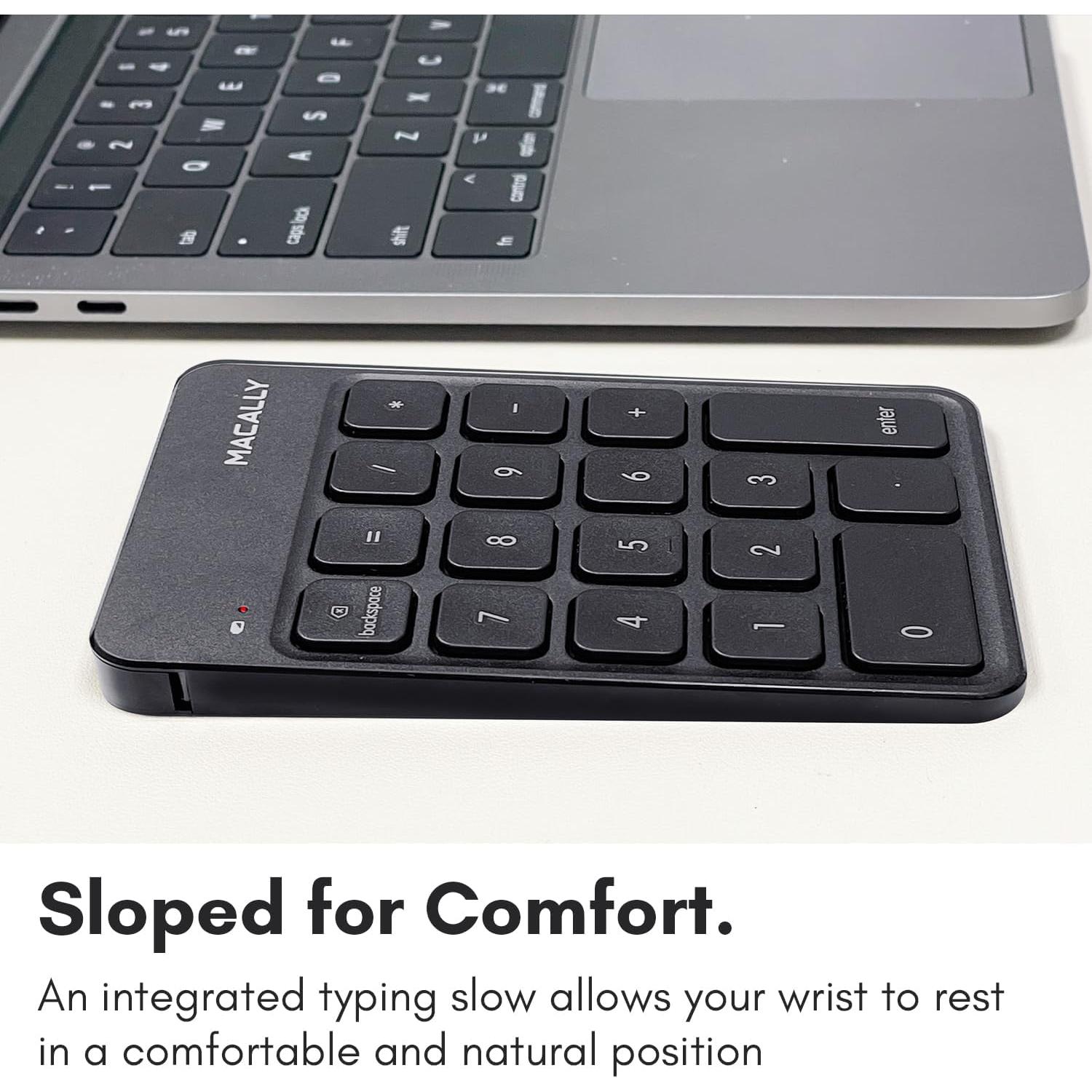 Teclado Numérico Inalámbrico Macally RFNUMKEY 10 Teclas