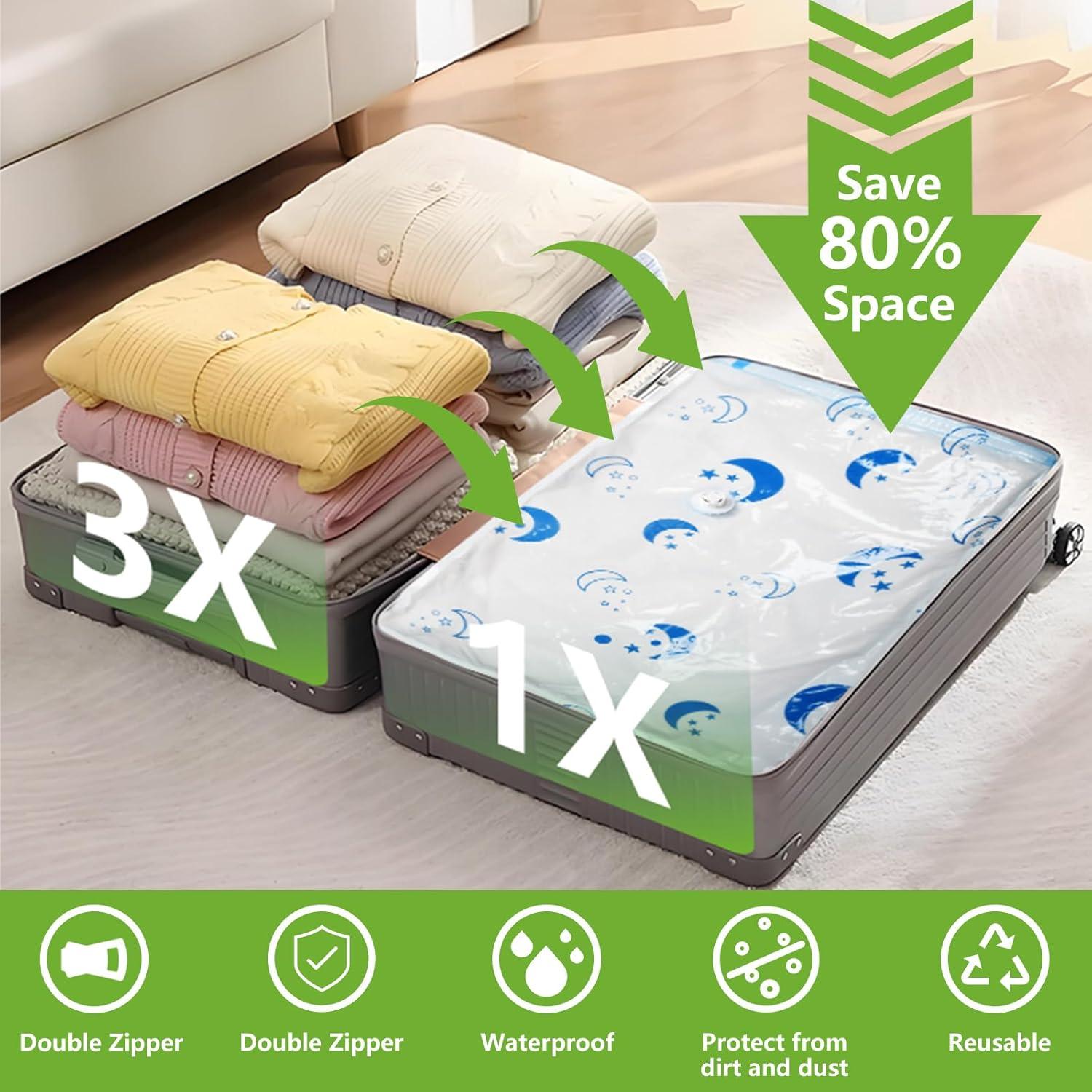 Juego de 8 Bolsas de Almacenamiento al Vacío Lisacool