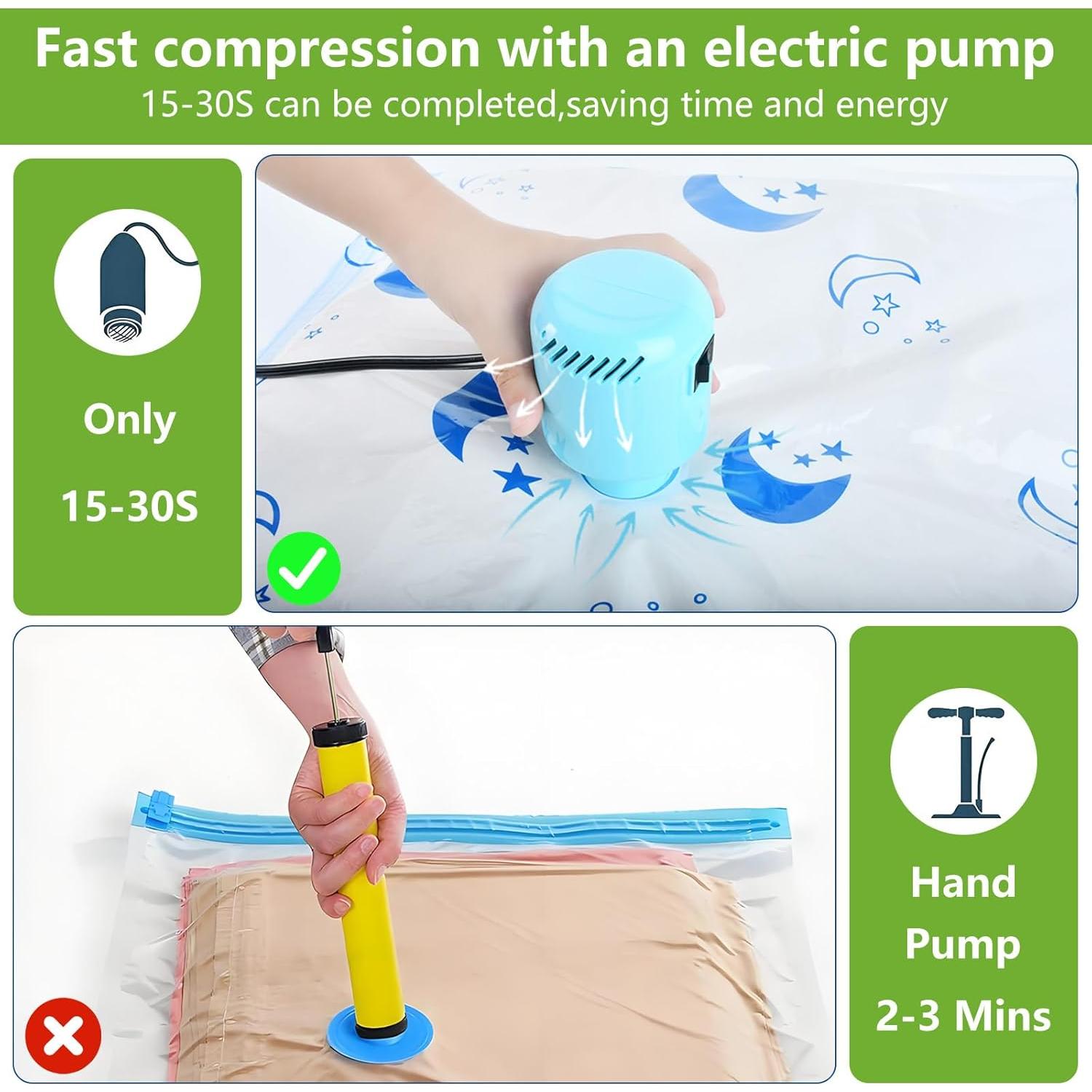 Juego de 8 Bolsas de Almacenamiento al Vacío Lisacool