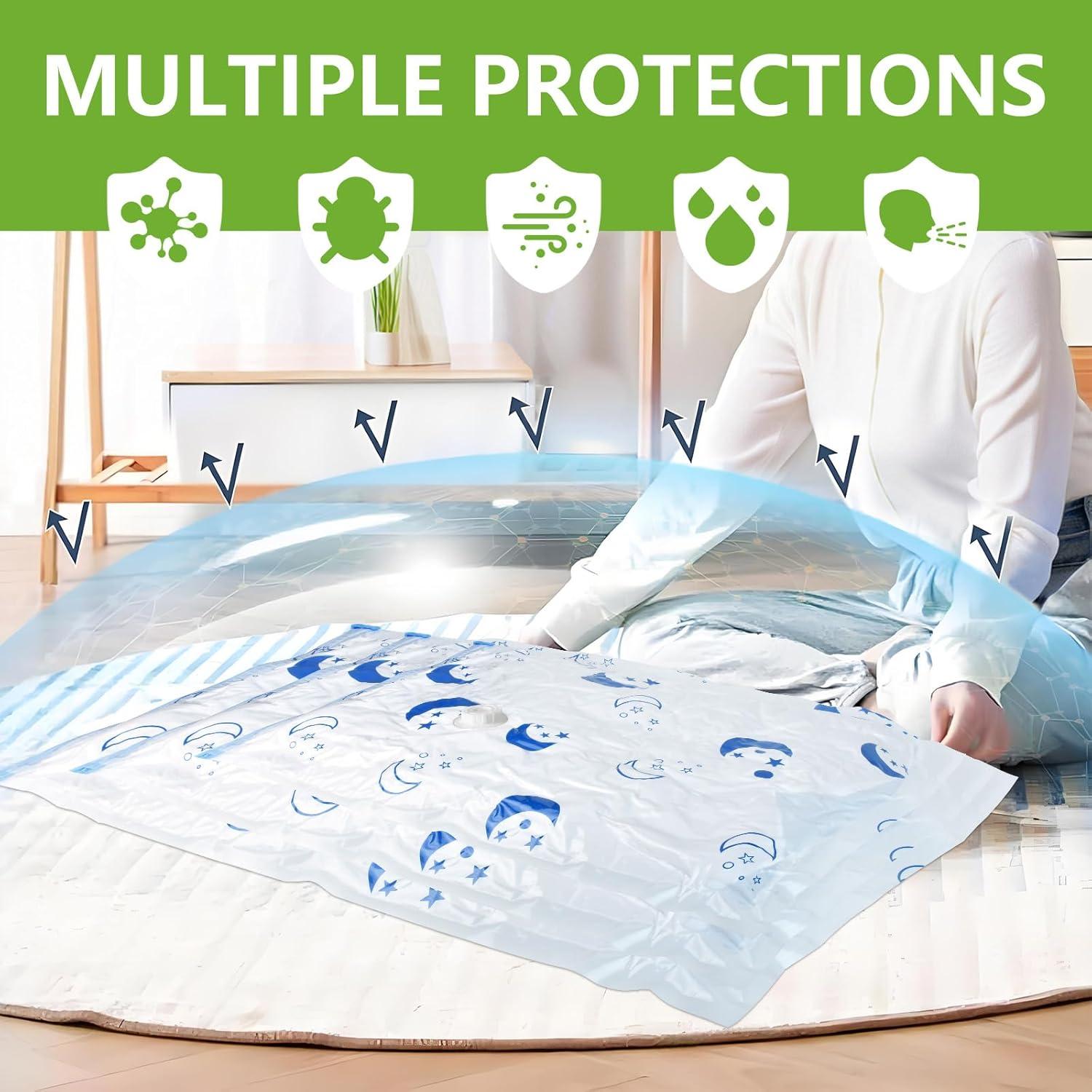 Juego de 8 Bolsas de Almacenamiento al Vacío Lisacool