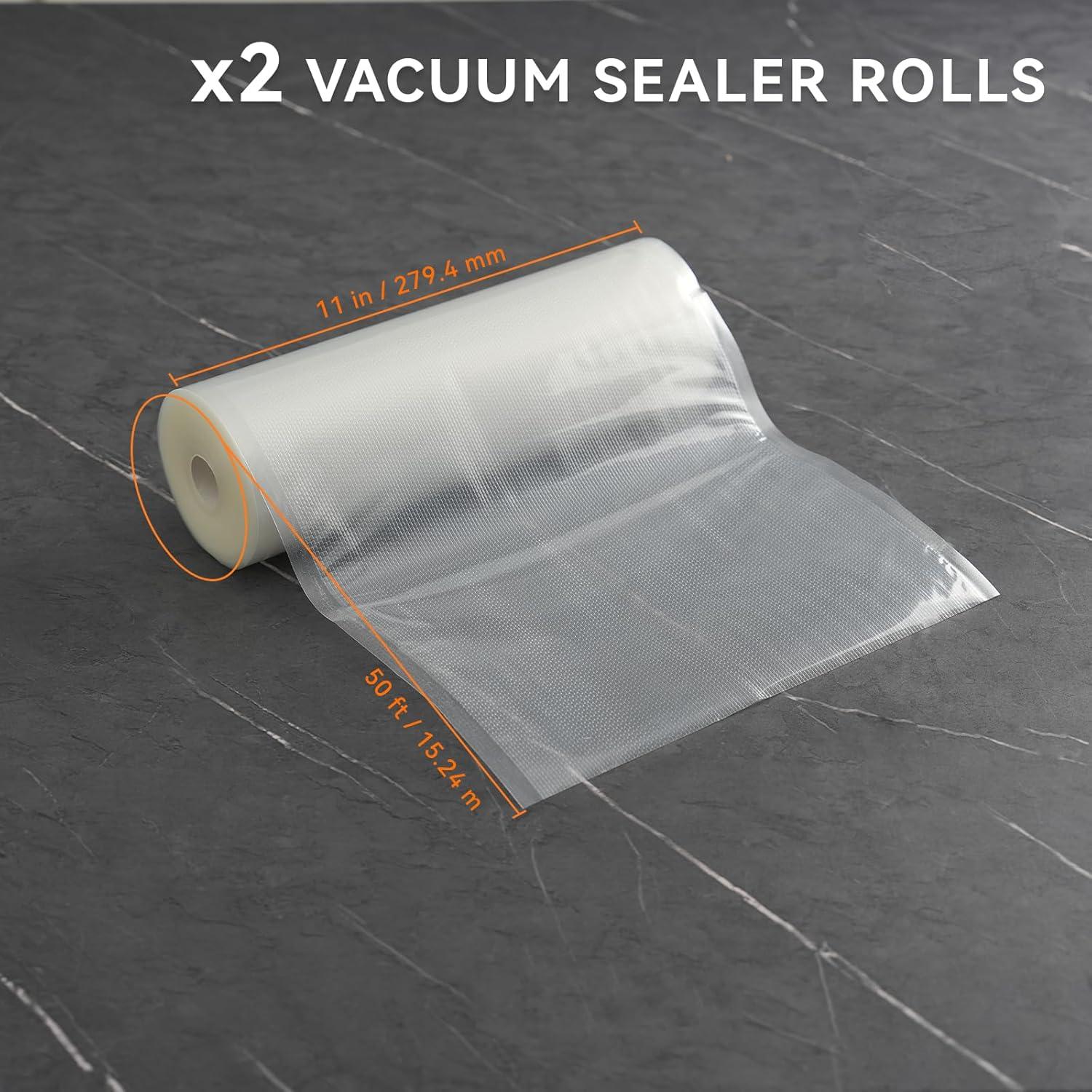Rollos de Sellador al Vacío Wevac 11 cm x 15 m - 2 Paquetes
