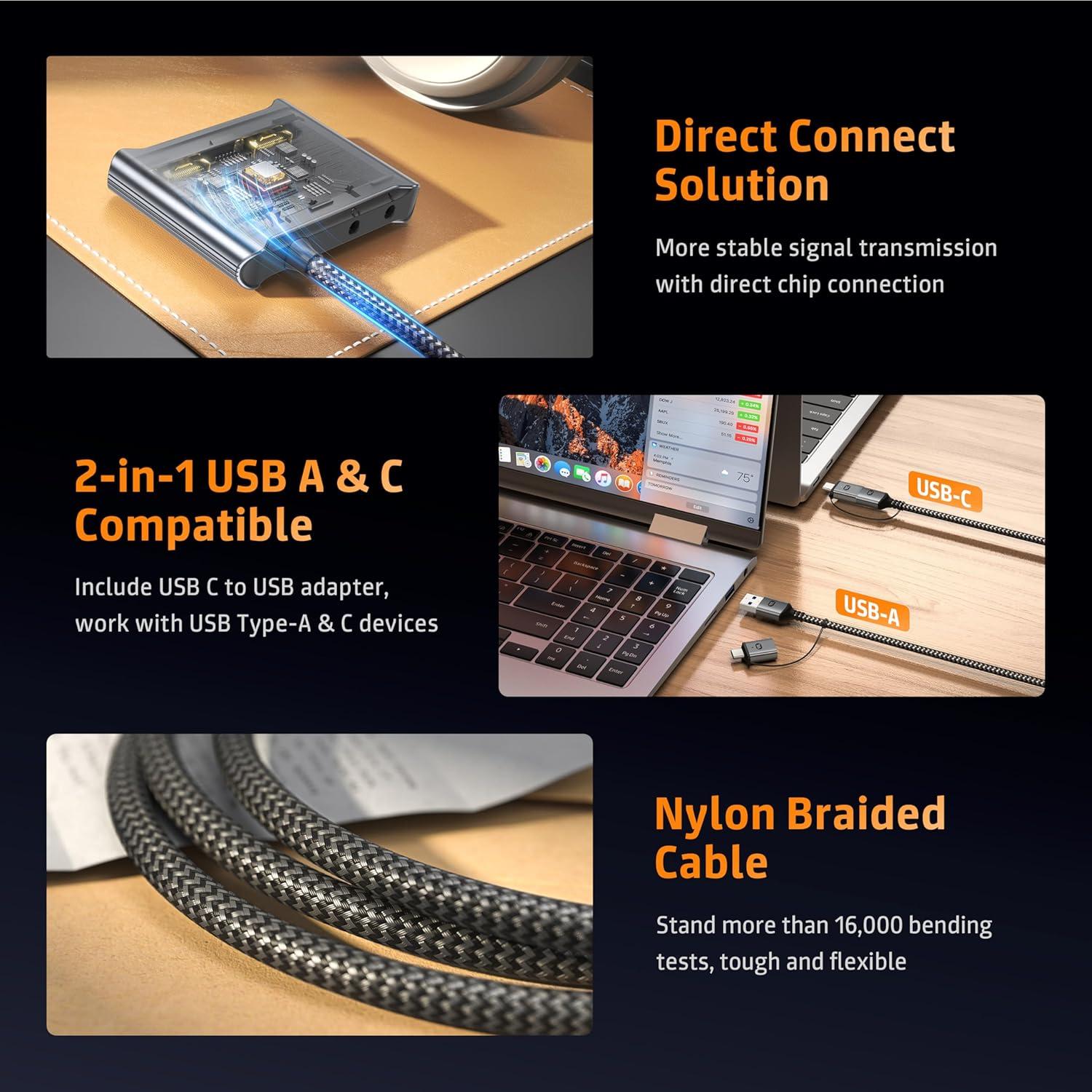 Tarjeta de Captura WARRKY 4K HDMI 1080P 60FPS Gris