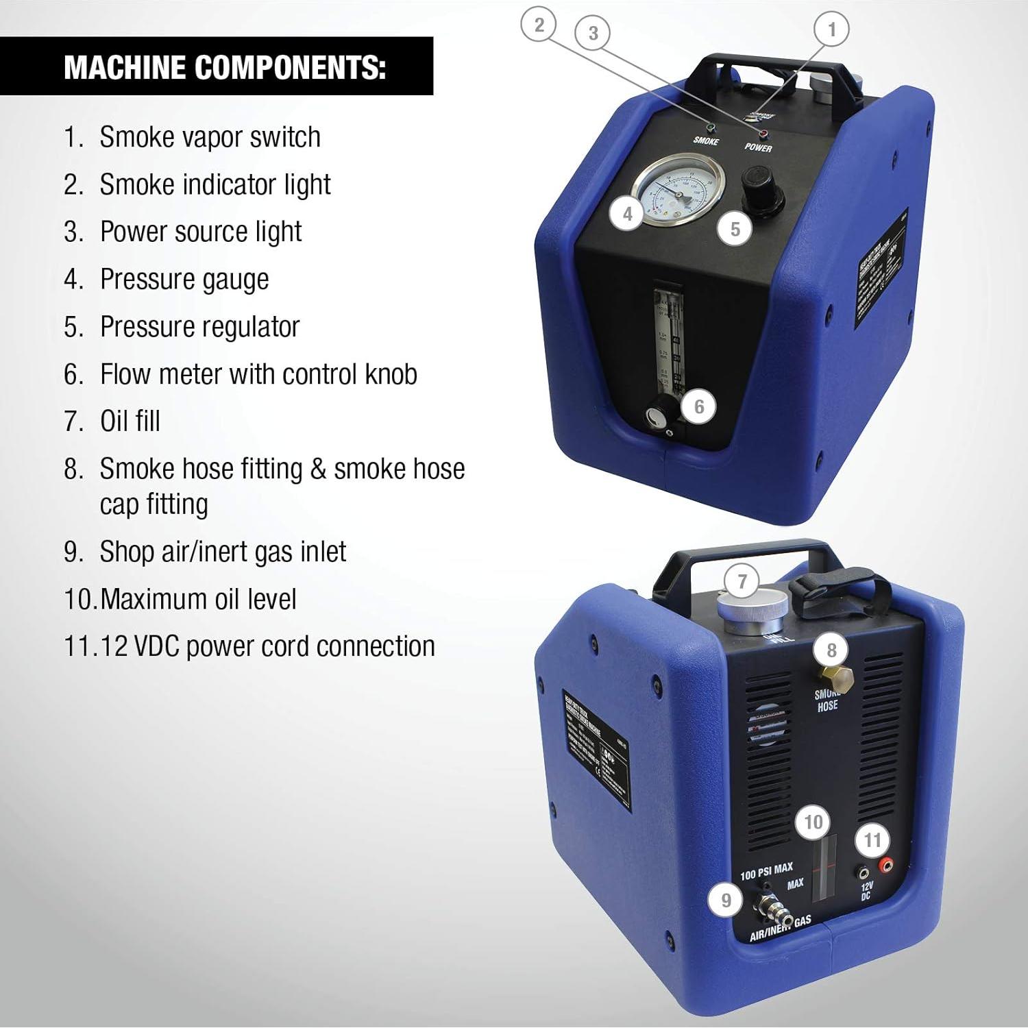 Máquina de Diagnóstico de Humo Mastercool 43060-TB para Camiones