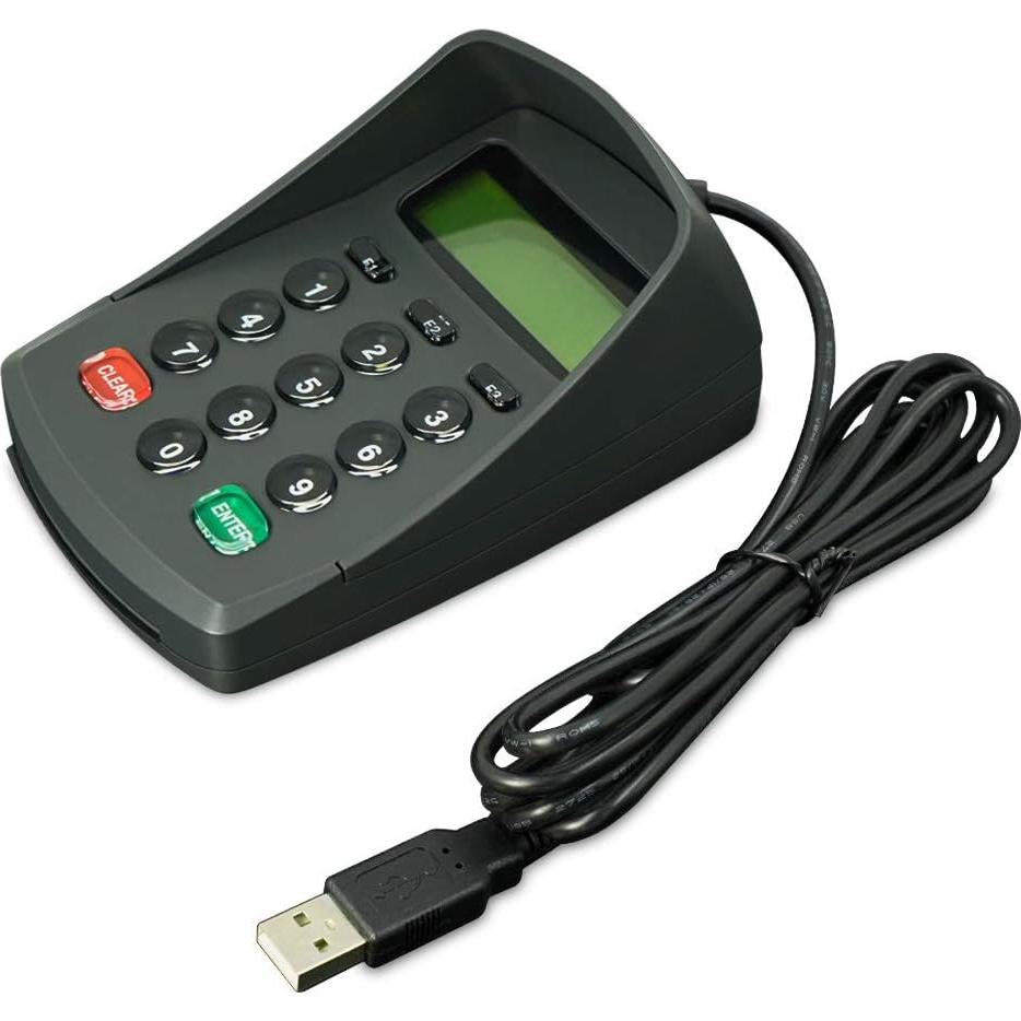 Teclado Numérico USB YD541 con Soporte LCD 15 Teclas