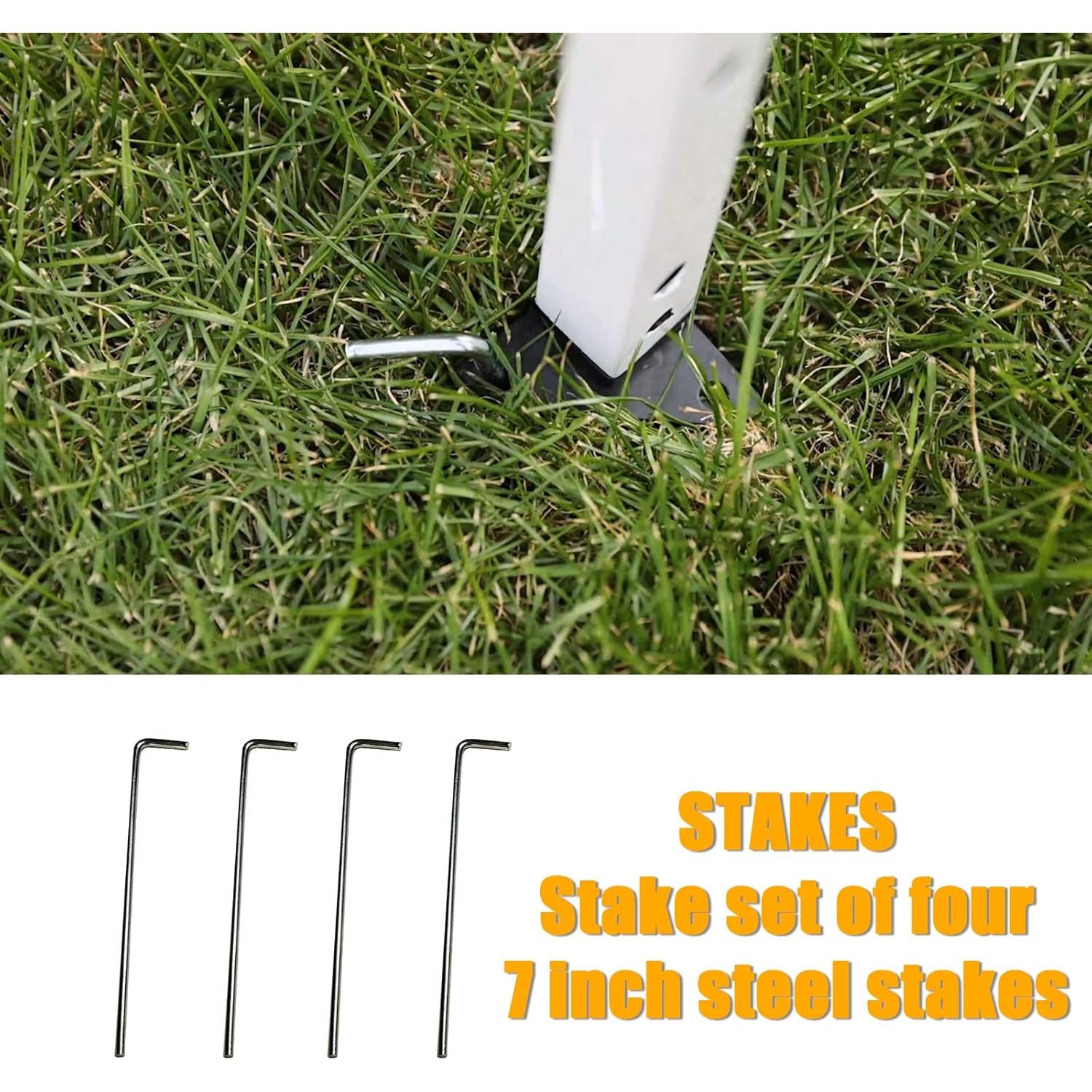 Tienda de Sombra Plegable Sunnyglade 1.83x1.22m Rojo