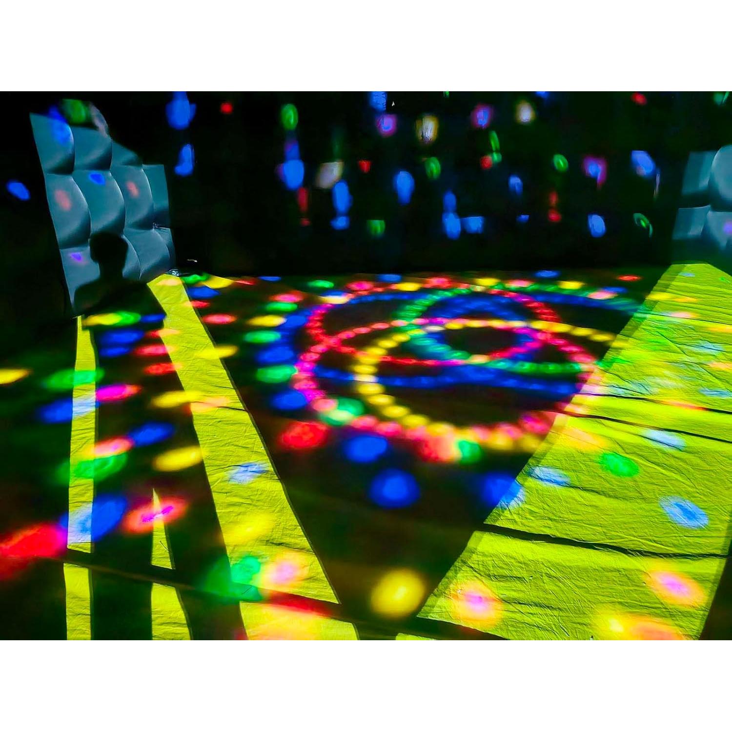 18x16.5Ft Blow Up Nightclub Inflatable Pub with LED Light for Adults Outdoor Party - a Small Movable Cube Black Inflatable Party Tent with Blower for Disco Night Club House from Sinflables Factory