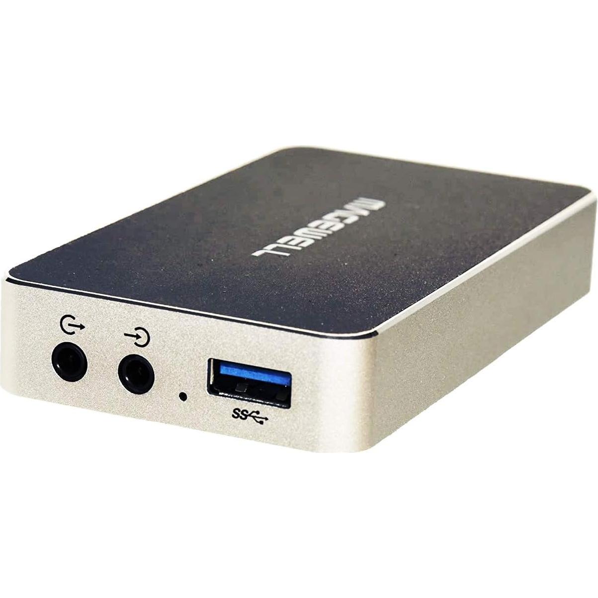 USB Capture SDI Plus– 1-Channel SDI to USB 3.1 Audio/Video Capture with Loop-Through, Analog Line I/O, Up to 2K / 120fps (32050)