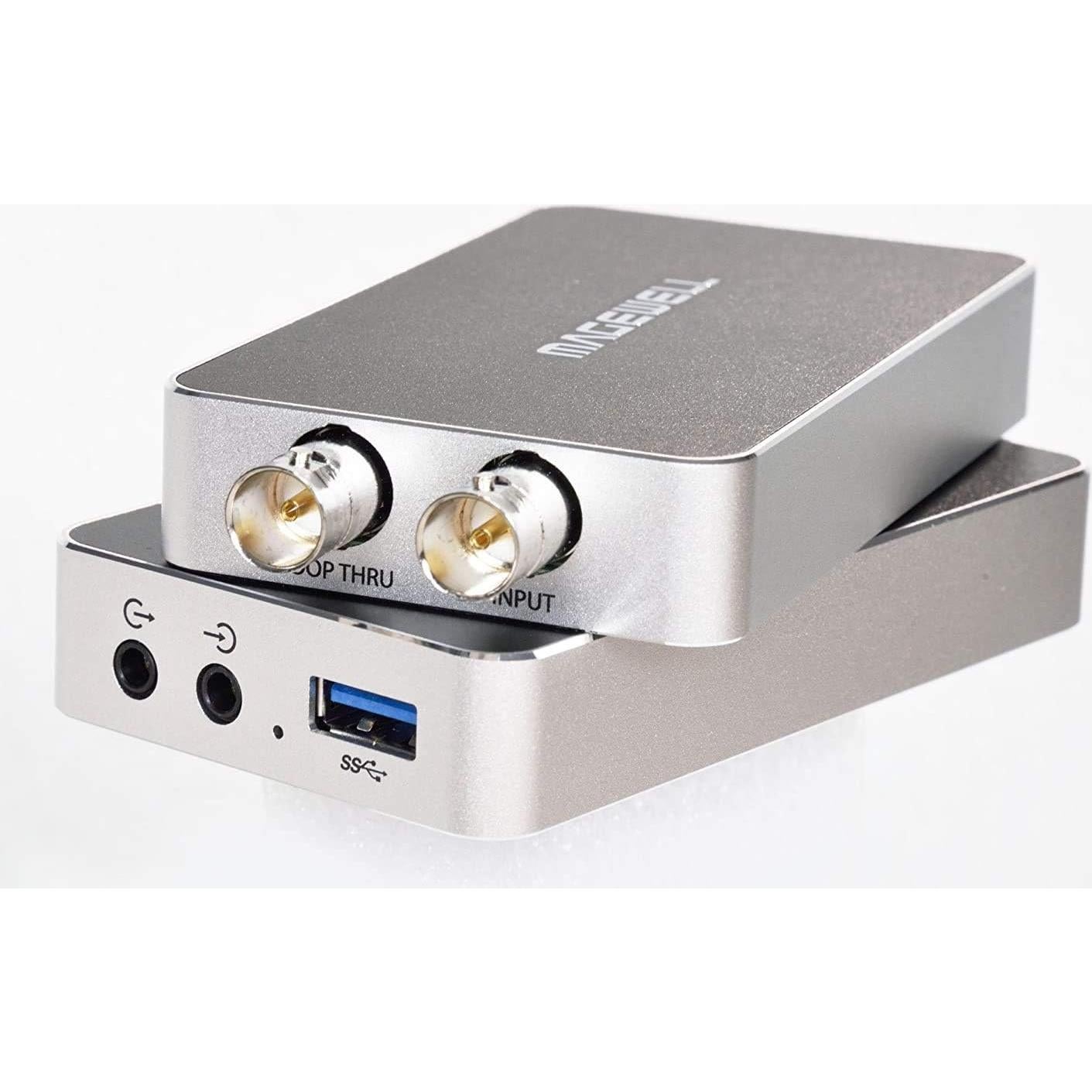 USB Capture SDI Plus– 1-Channel SDI to USB 3.1 Audio/Video Capture with Loop-Through, Analog Line I/O, Up to 2K / 120fps (32050)