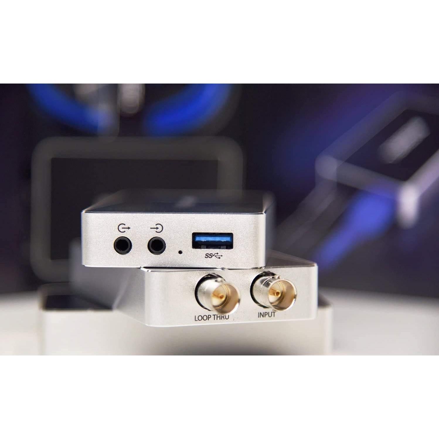 USB Capture SDI Plus– 1-Channel SDI to USB 3.1 Audio/Video Capture with Loop-Through, Analog Line I/O, Up to 2K / 120fps (32050)