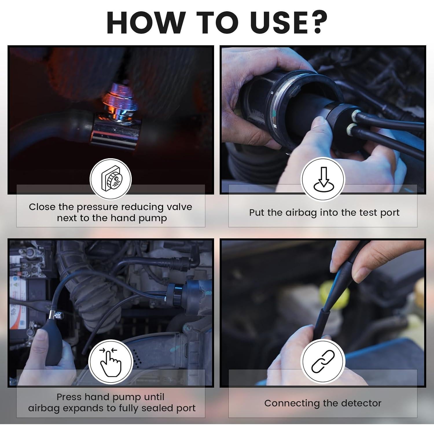 Adaptador de Vejiga TUIREL Universal 3 en 1 para Pruebas