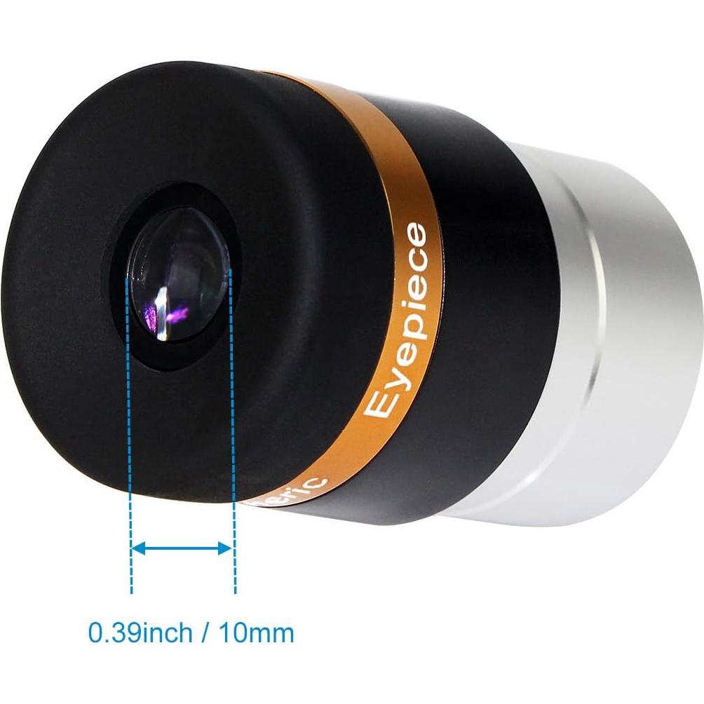 Ocular SVBONY 4mm Gran Angular 62° para Telescopios