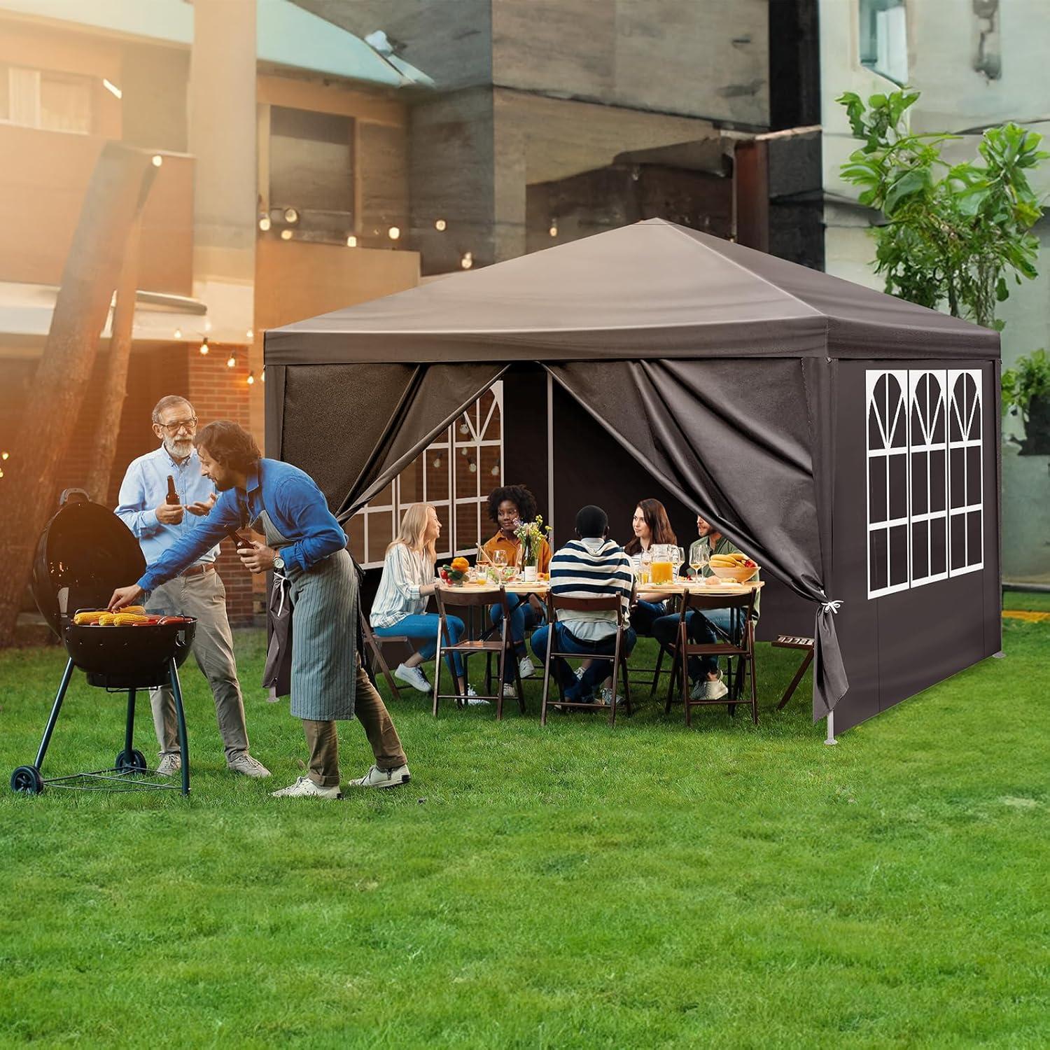 Carpa Gazebo Impermeable 10x10 ft MATONELL para Eventos