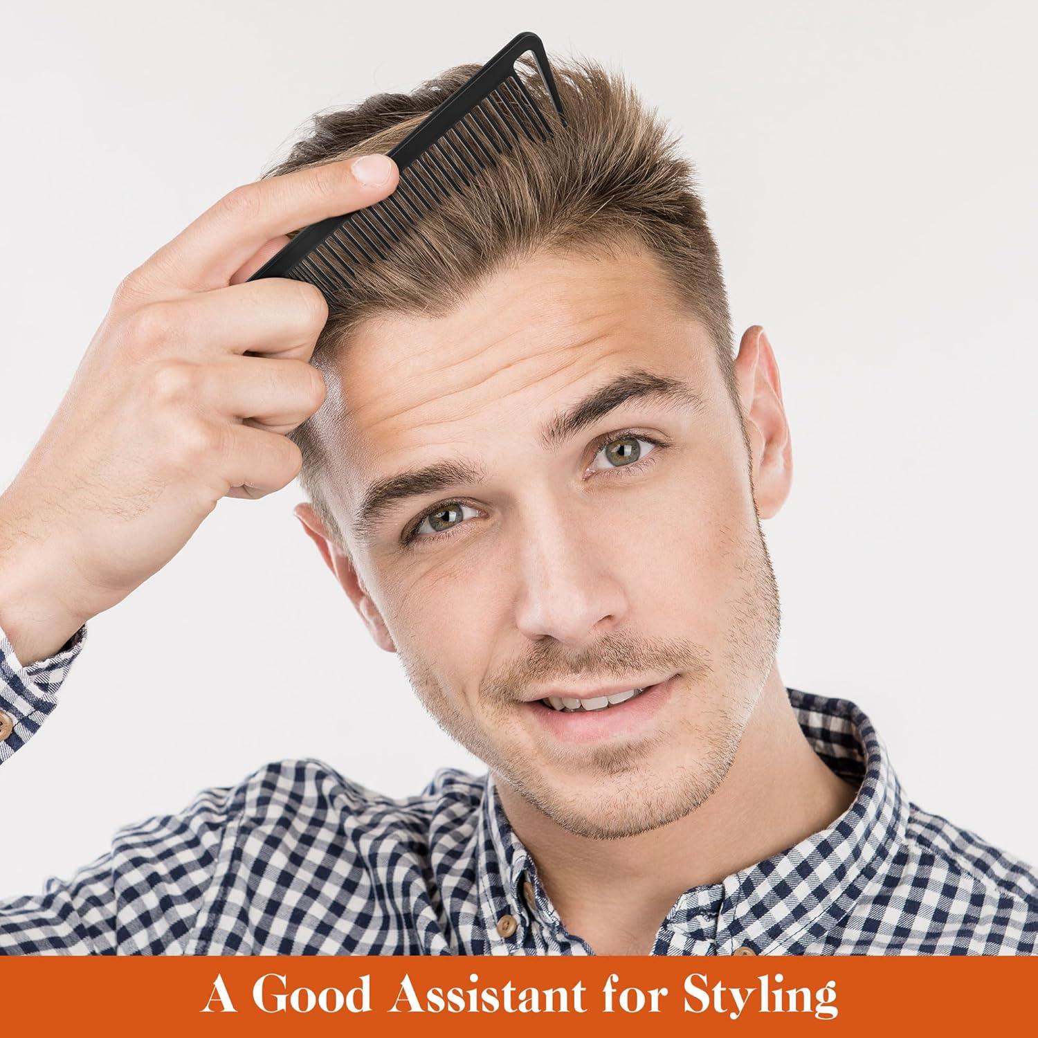 Juego de Peines Profesional SALON SILK 4 Piezas Negro