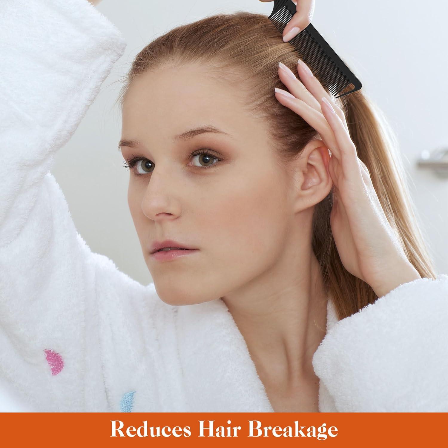 Juego de Peines Profesional SALON SILK 4 Piezas Negro