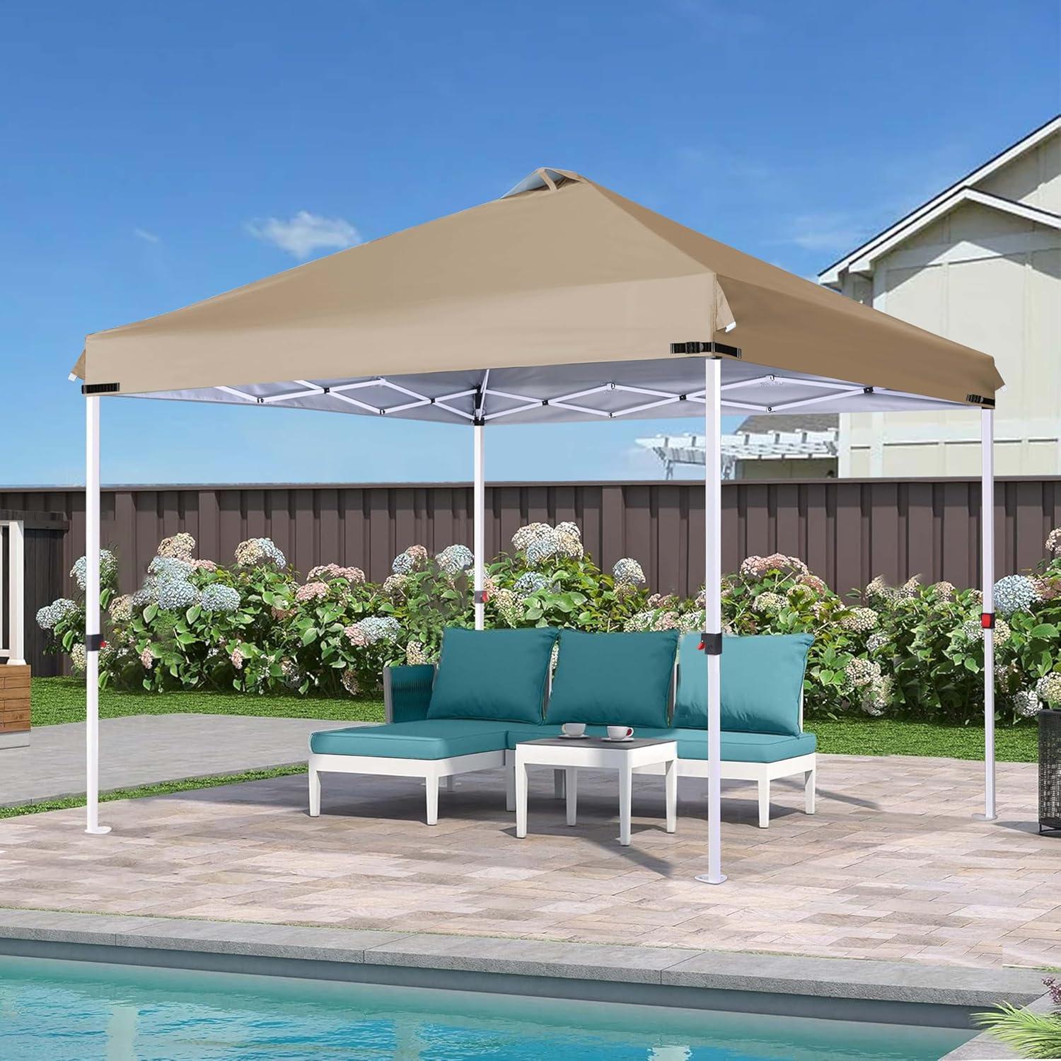 Cubierta de Reemplazo SCOCANOPY 8x8 Caqui con Ventilación