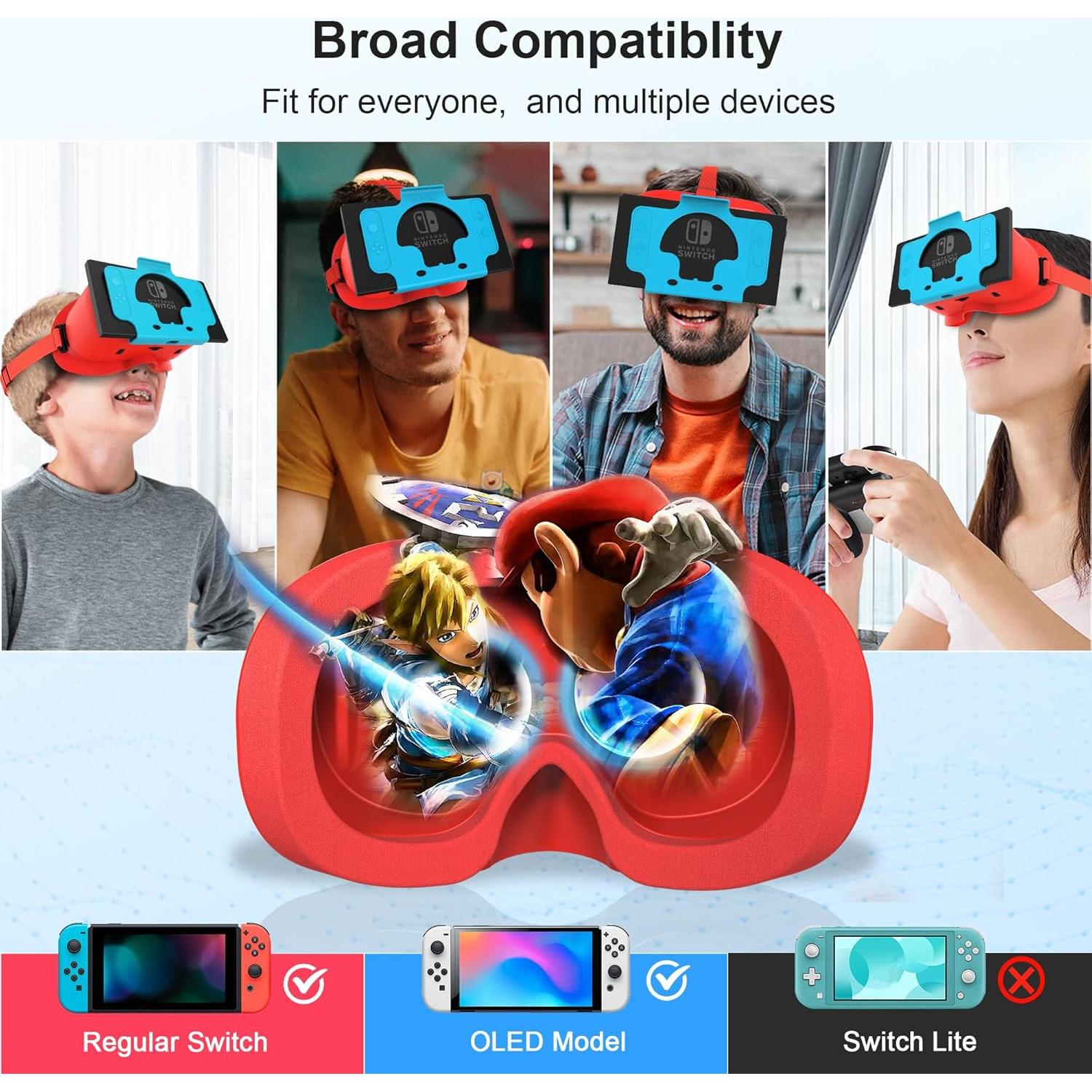 Auriculares VR LXFEIFANTECH para Nintendo Switch OLED