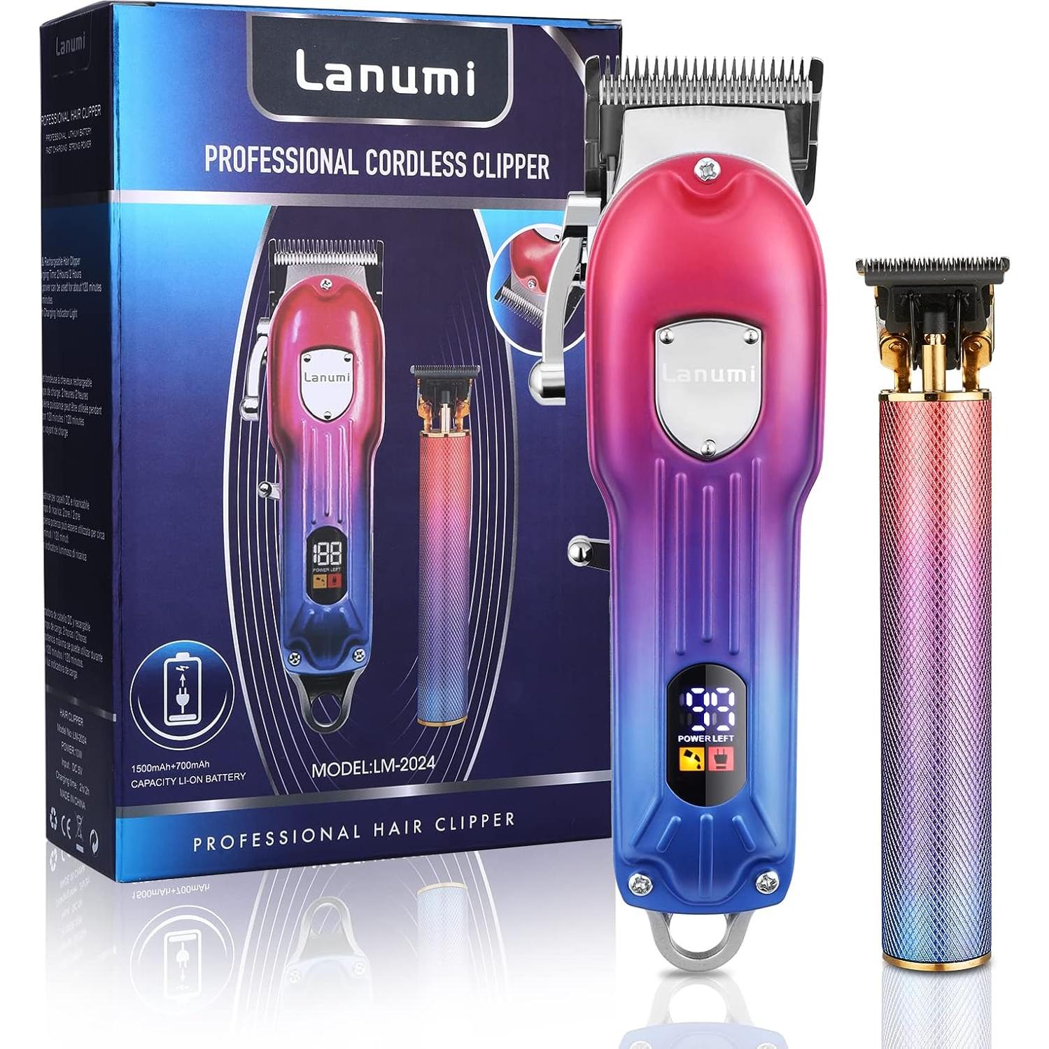 Kit Cortadoras de Cabello Lanumi 21 Piezas Inalámbrico