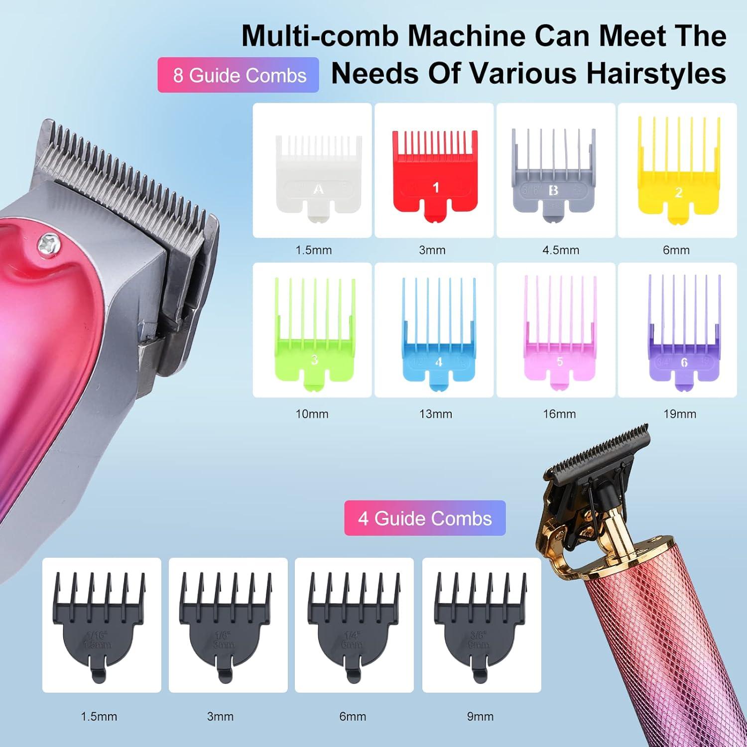 Kit Cortadoras de Cabello Lanumi 21 Piezas Inalámbrico