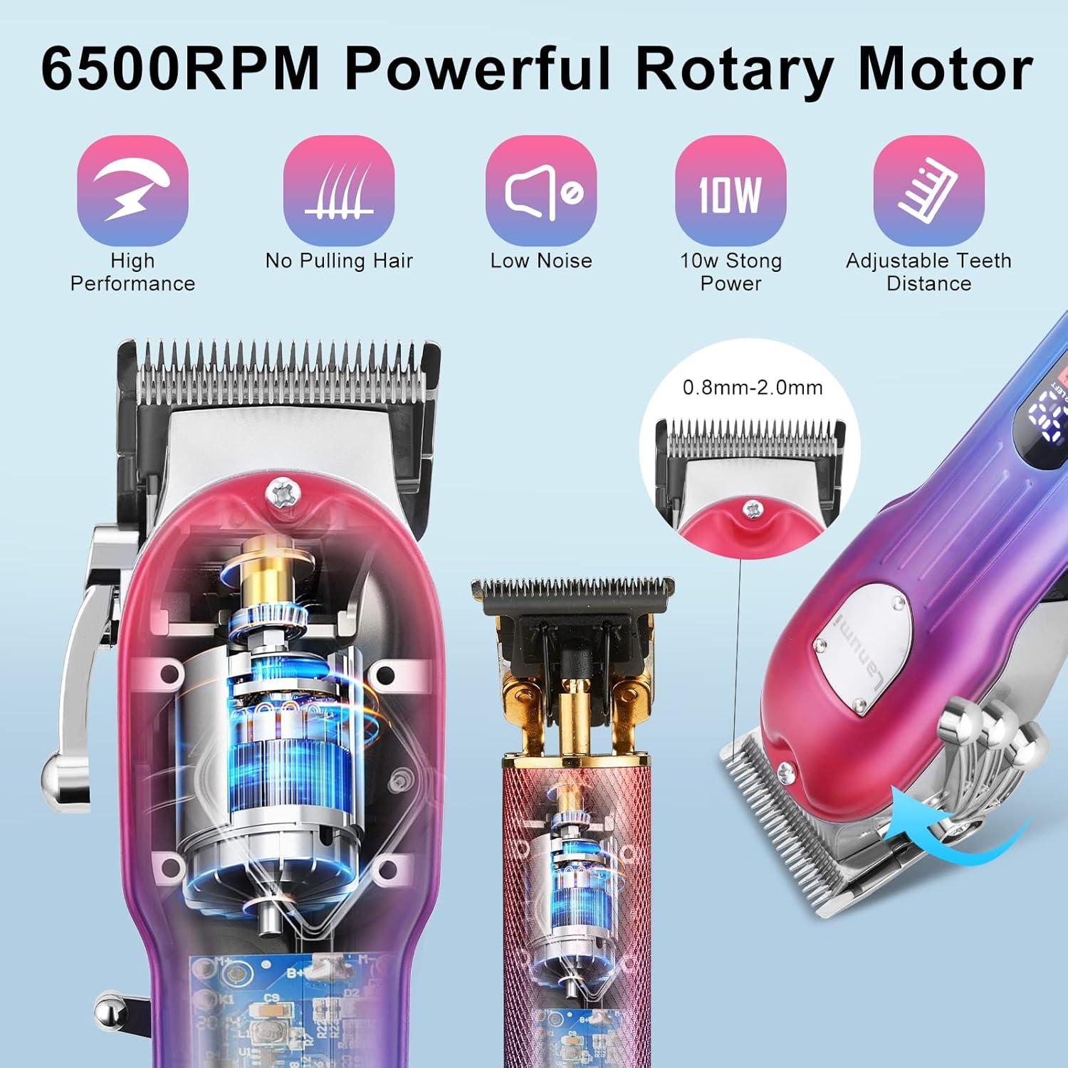 Kit Cortadoras de Cabello Lanumi 21 Piezas Inalámbrico