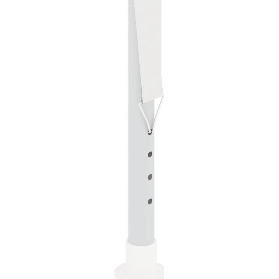 Gazebo de Fiesta ZQQLVOO 2.5x2.5m Blanco con Paredes de Malla