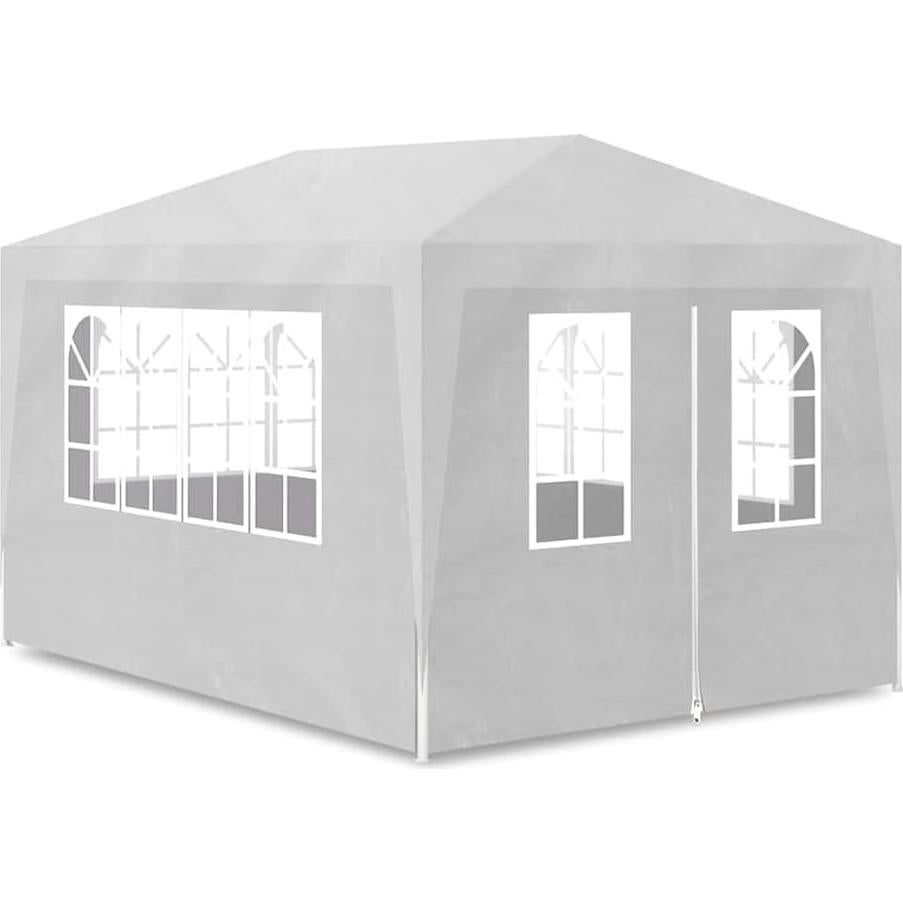 Carpa de Fiesta MINERWALL 3.96x3.05m Blanca Resistente UV