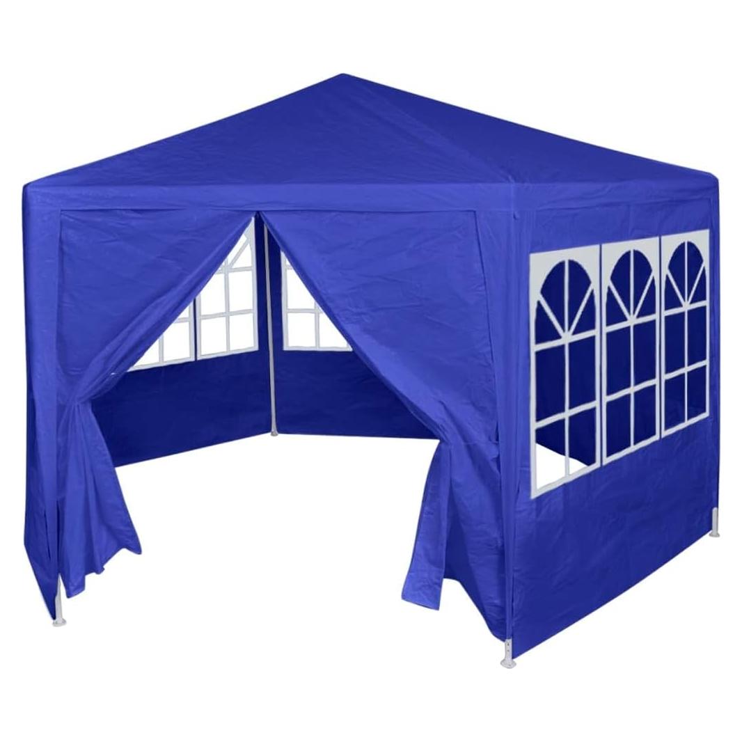 Carpa de Canopy QINXIXINAIXI 2.0m x 2.0m Azul con 6 Paredes