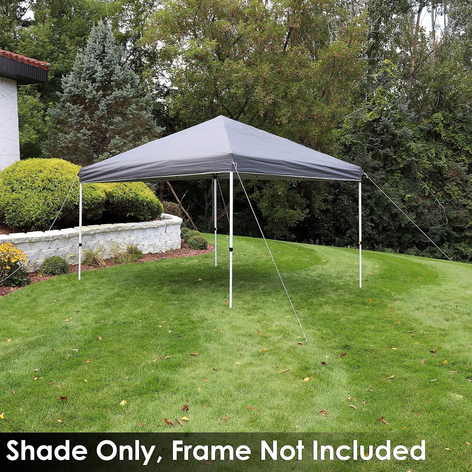 Cubierta de Reemplazo para Toldos Sunnydaze 12x12 Gris